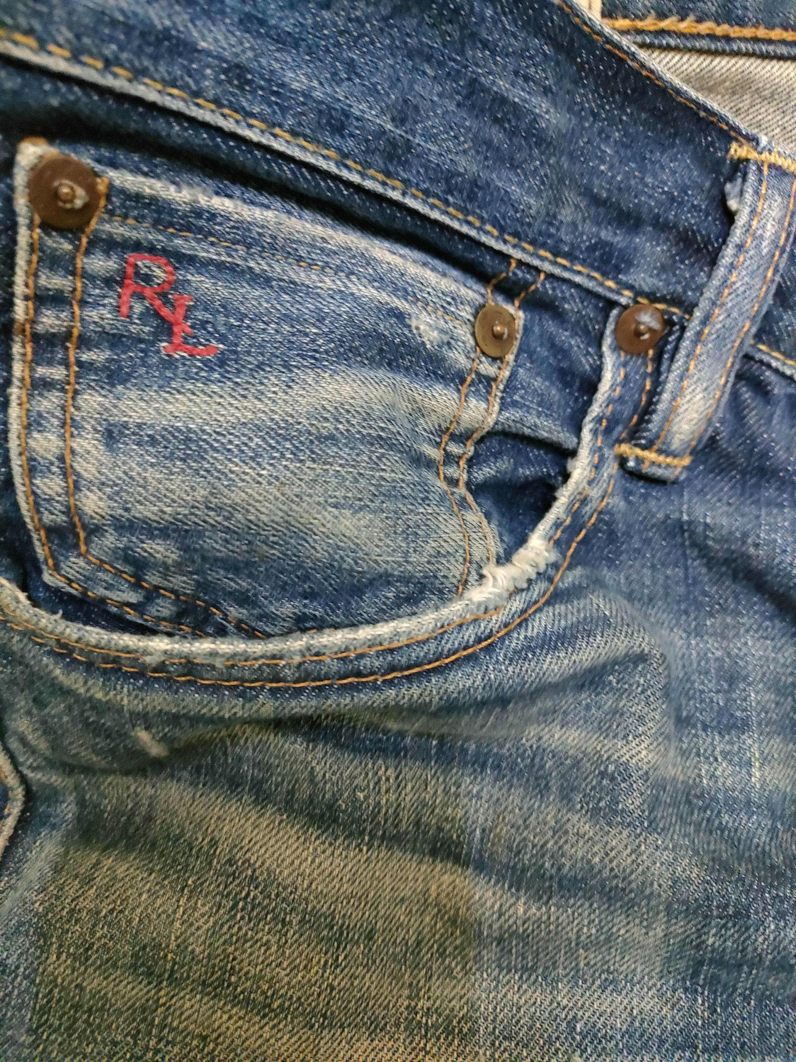 Denim & Supply Ralph Lauren × Polo Ralph Lauren Reworked Polo Ralph Lauren Distressed Denim Size US 32 / EU 48 - 7 Thumbnail