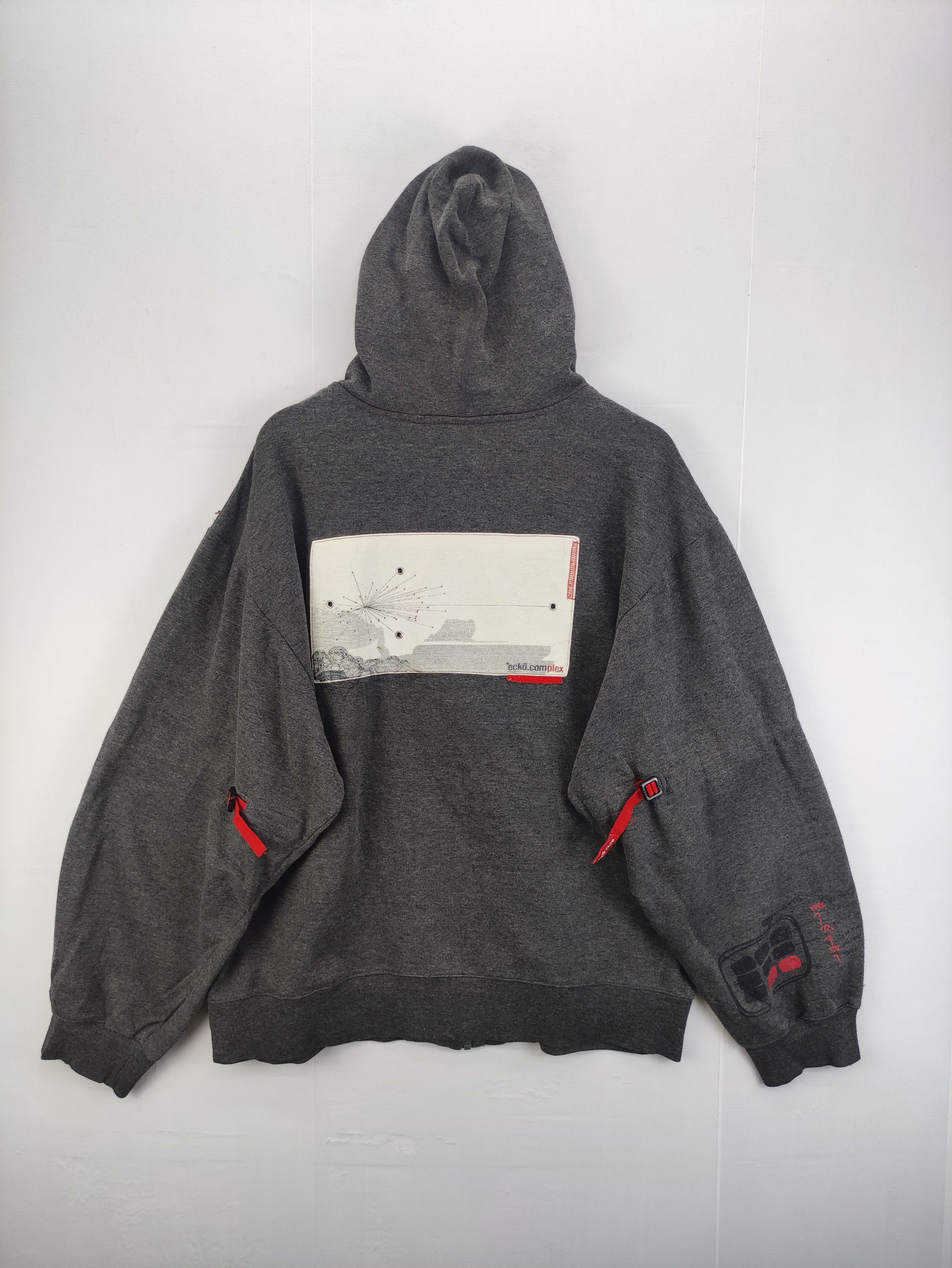 Ecko Unltd. Vintage Ecko Complex Sweater Zipper Hoodie Size US L / EU 52-54 / 3 - 12 Thumbnail