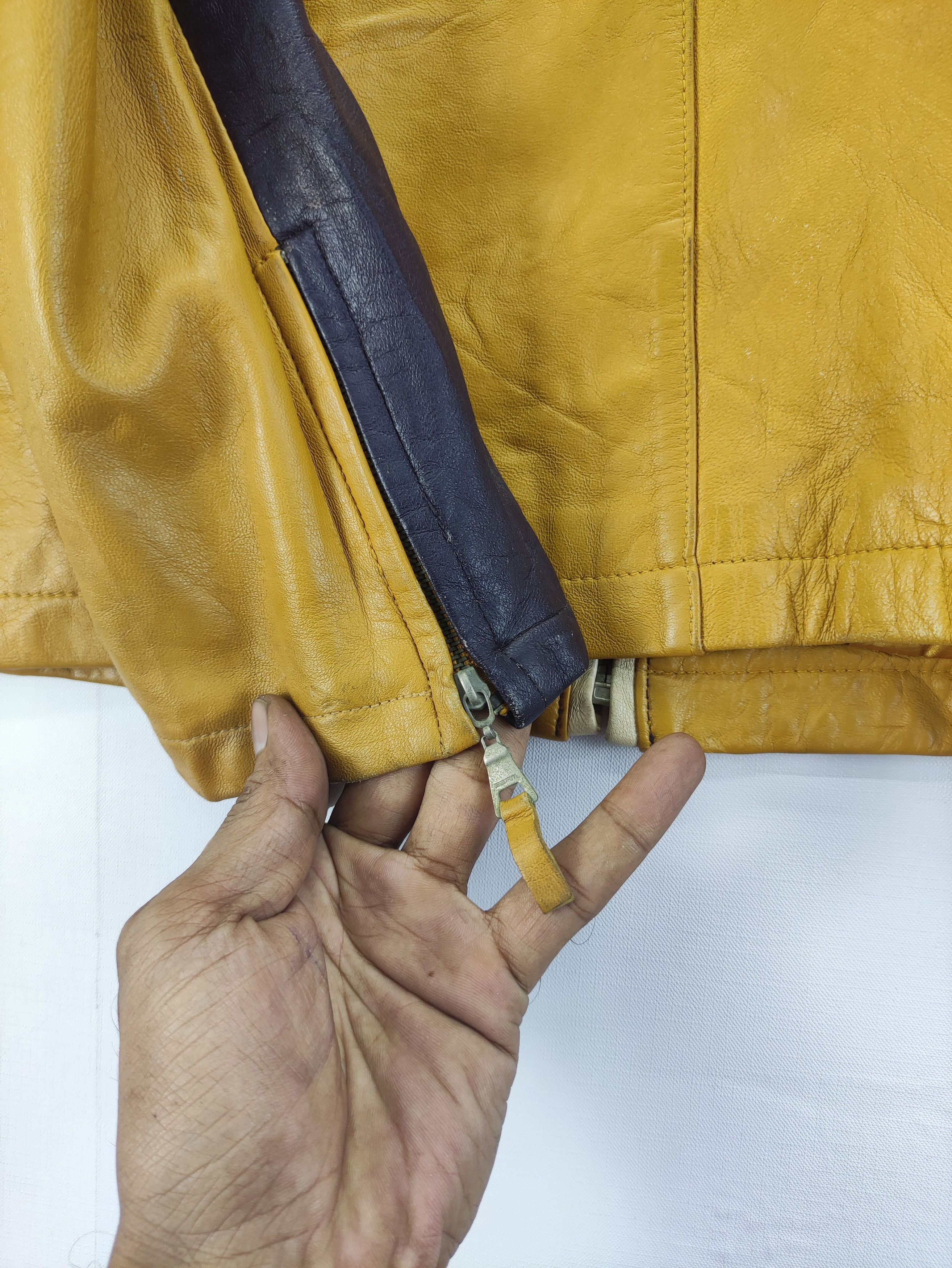 Leather Vintage Ssam Leather Jacket Zipper Size US M / EU 48-50 / 2 - 17 Thumbnail