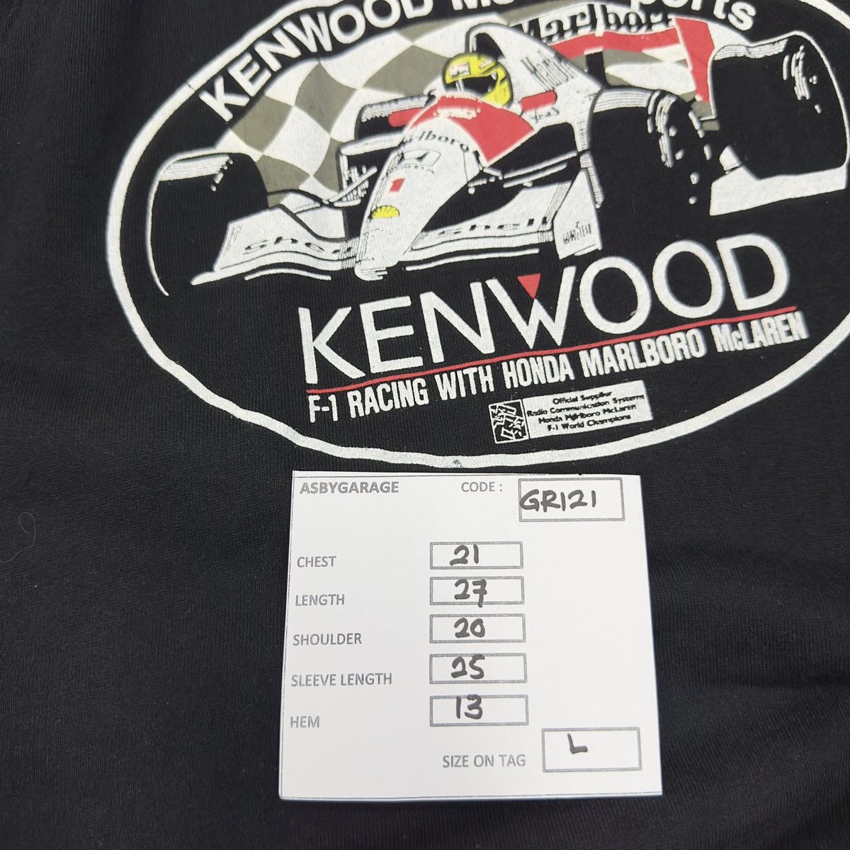 Formula 1 × Honda × Marlboro Vintage Kenwood Marlboro Honda Mclaren F1 Crewneck GR121 Size US S / EU 44-46 / 1 - 12 Thumbnail