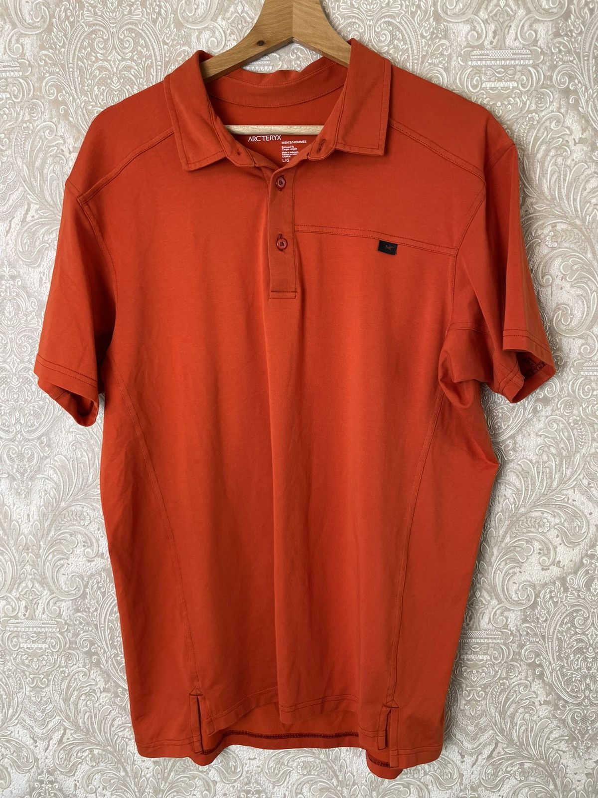 Arc'teryx Black Captive Short Sleeve 3 Button Polo Tee T-Shirt Large Size US L / EU 52-54 / 3 - 1 Thumbnail