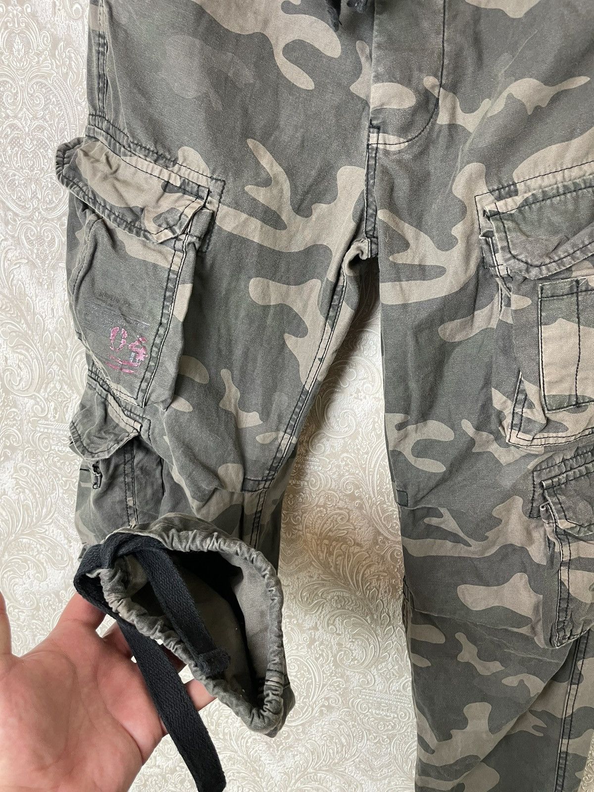 20471120 × Seditionaries × Vintage Japanese Bondage Cargo Multi Pocket Pants /ppfm/kapital/y2k Size US 32 / EU 48 - 2 Thumbnail