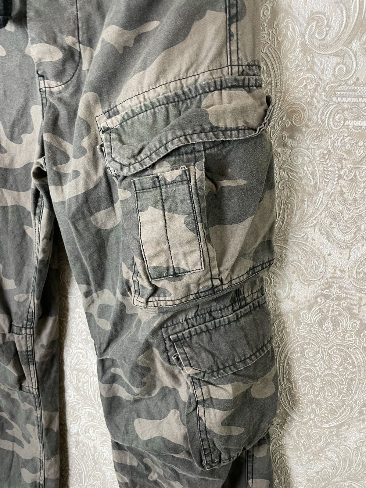 20471120 × Seditionaries × Vintage Japanese Bondage Cargo Multi Pocket Pants /ppfm/kapital/y2k Size US 32 / EU 48 - 3 Thumbnail