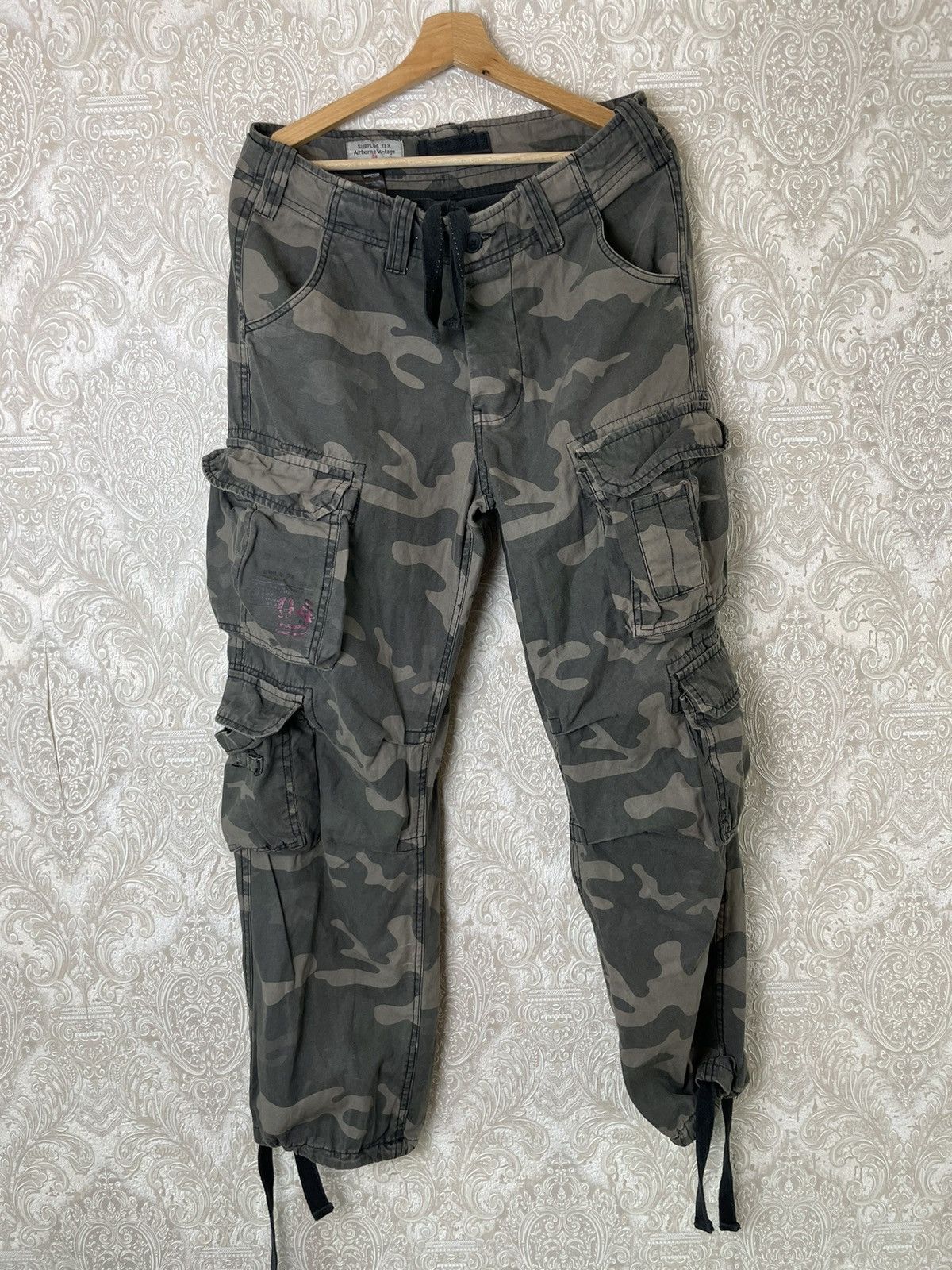 20471120 × Seditionaries × Vintage Japanese Bondage Cargo Multi Pocket Pants /ppfm/kapital/y2k Size US 32 / EU 48 - 1 Thumbnail