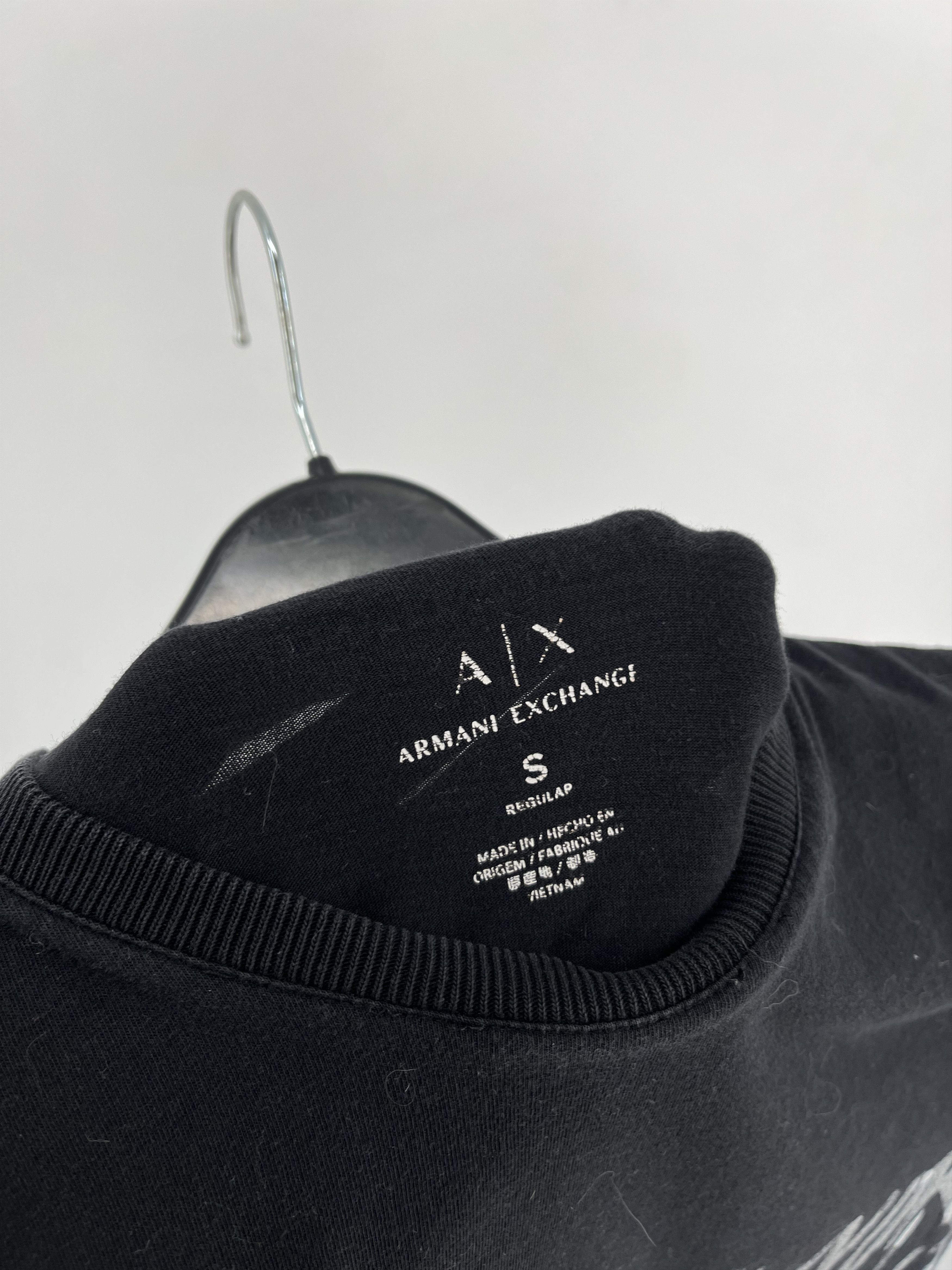 Armani × Armani Exchange × Emporio Armani Vintage Y2K Armani Exchange full Graphic Tee Streetwear Size US S / EU 44-46 / 1 - 6 Thumbnail