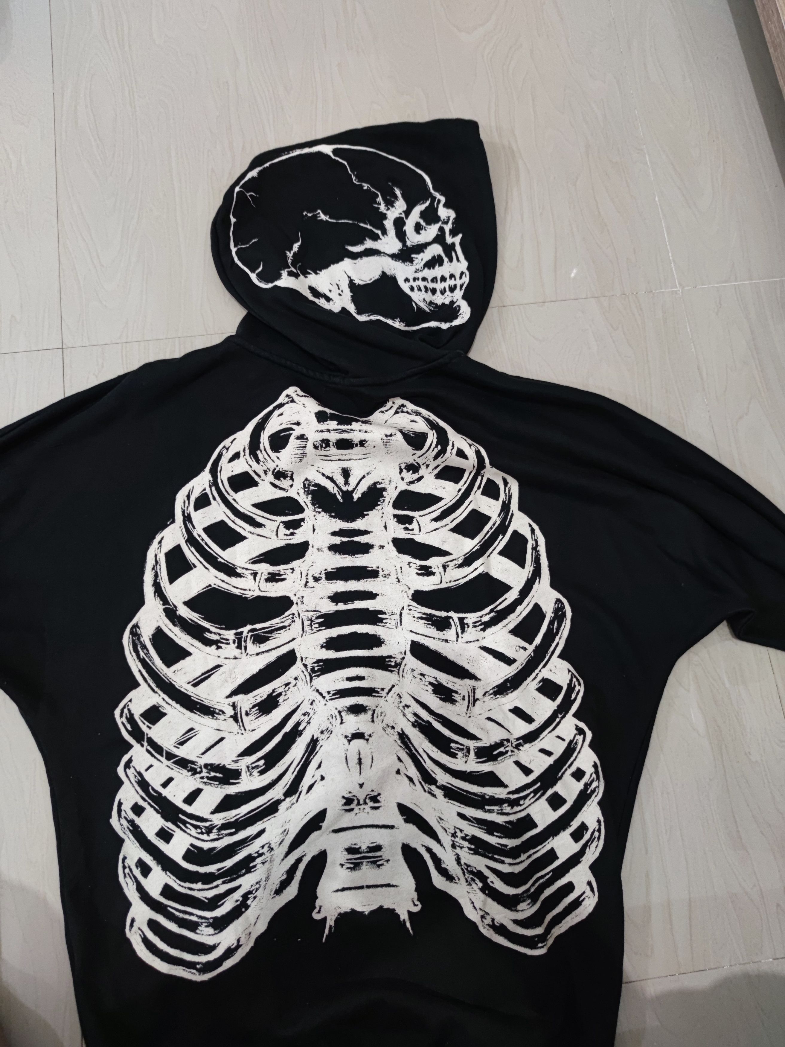 Japanese Brand Glad News Skeleton Zip Up Hoodie Size US M / EU 48-50 / 2 - 5 Thumbnail