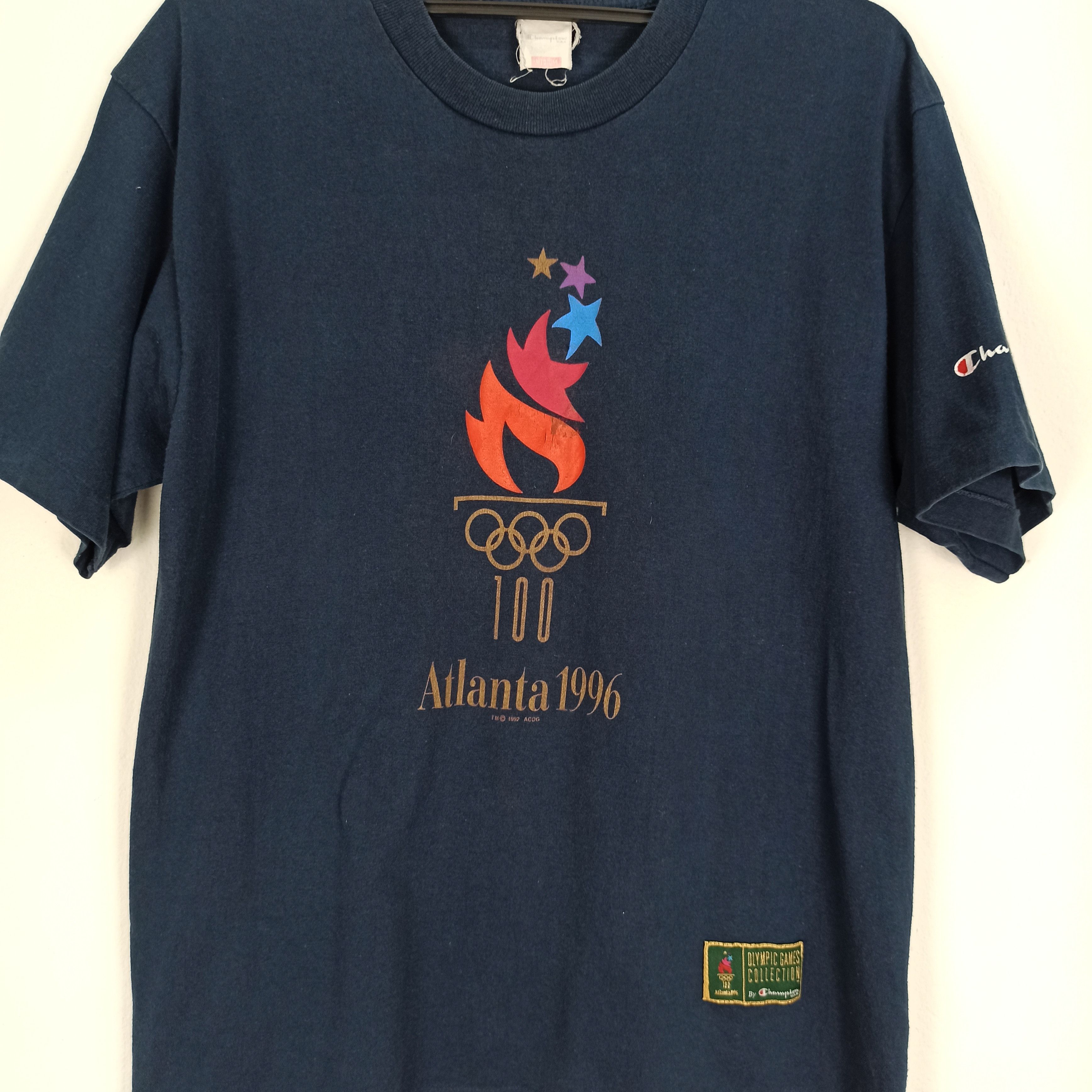 Champion Vintage Atlanta 1996 Olympic Champion Tshirt Size US M / EU 48-50 / 2 - 3 Thumbnail