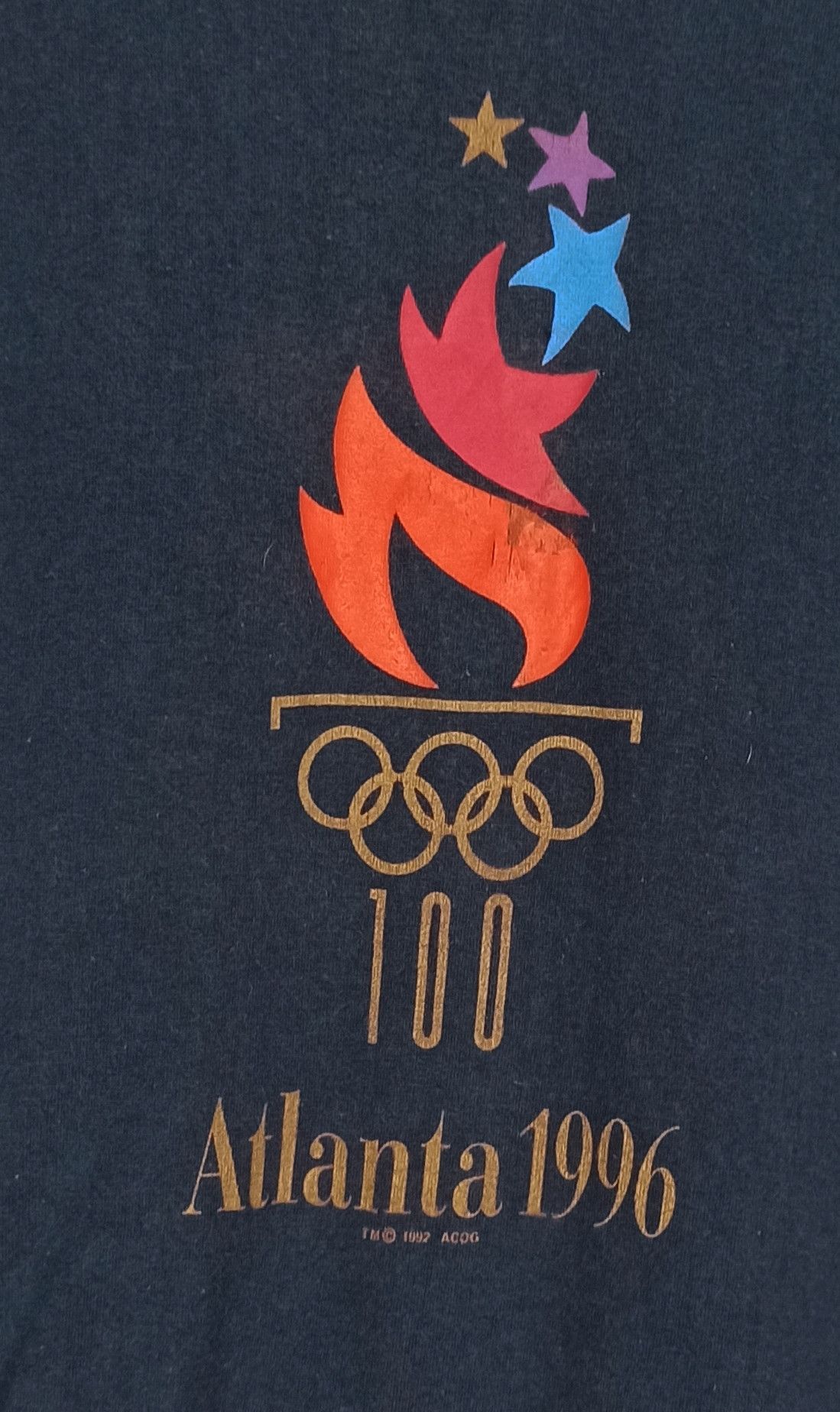 Champion Vintage Atlanta 1996 Olympic Champion Tshirt Size US M / EU 48-50 / 2 - 4 Thumbnail
