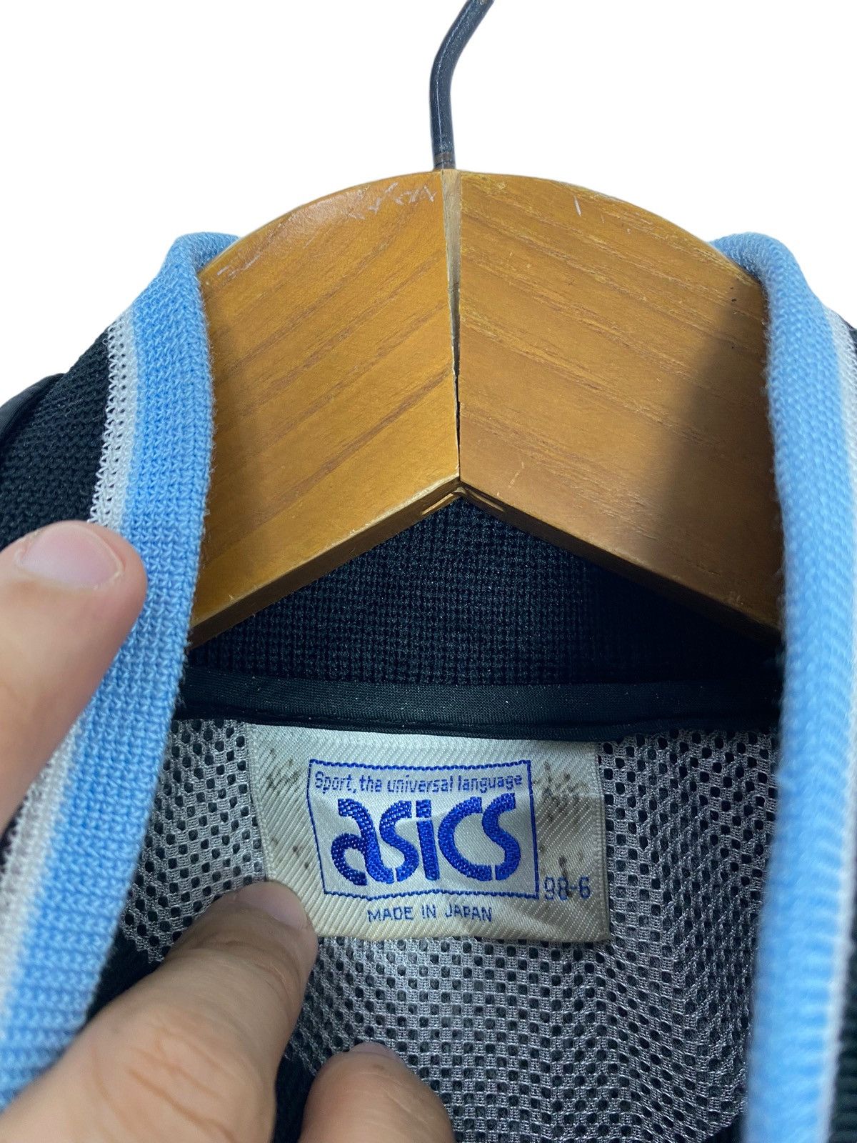 Asics Vtg Asics Jogger Jacket Embroidery Small Logo Made Japan Size US M / EU 48-50 / 2 - 5 Thumbnail
