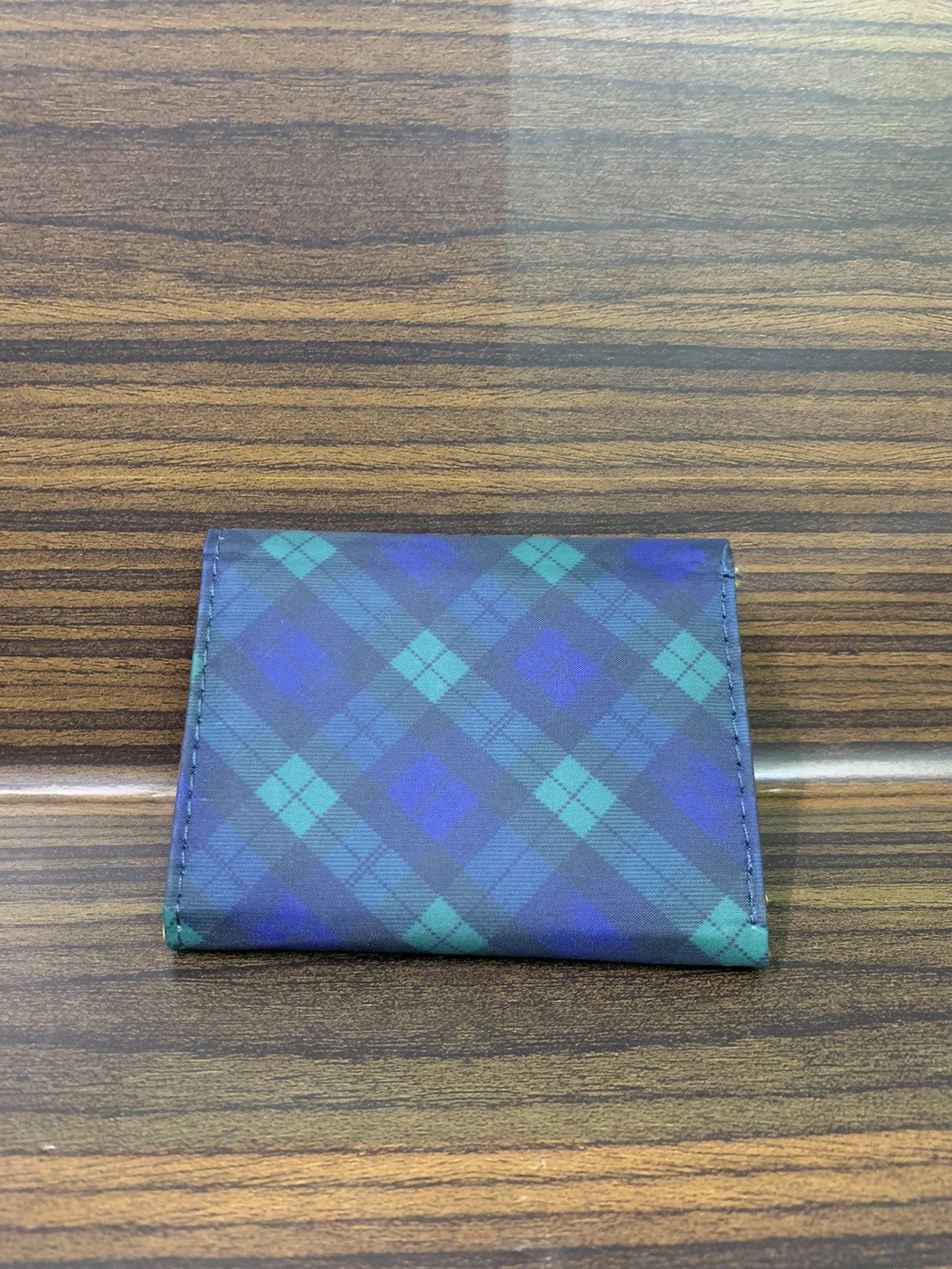 Mackintosh Mackintosh Plaid Nylon Wallet Size ONE SIZE - 3 Thumbnail