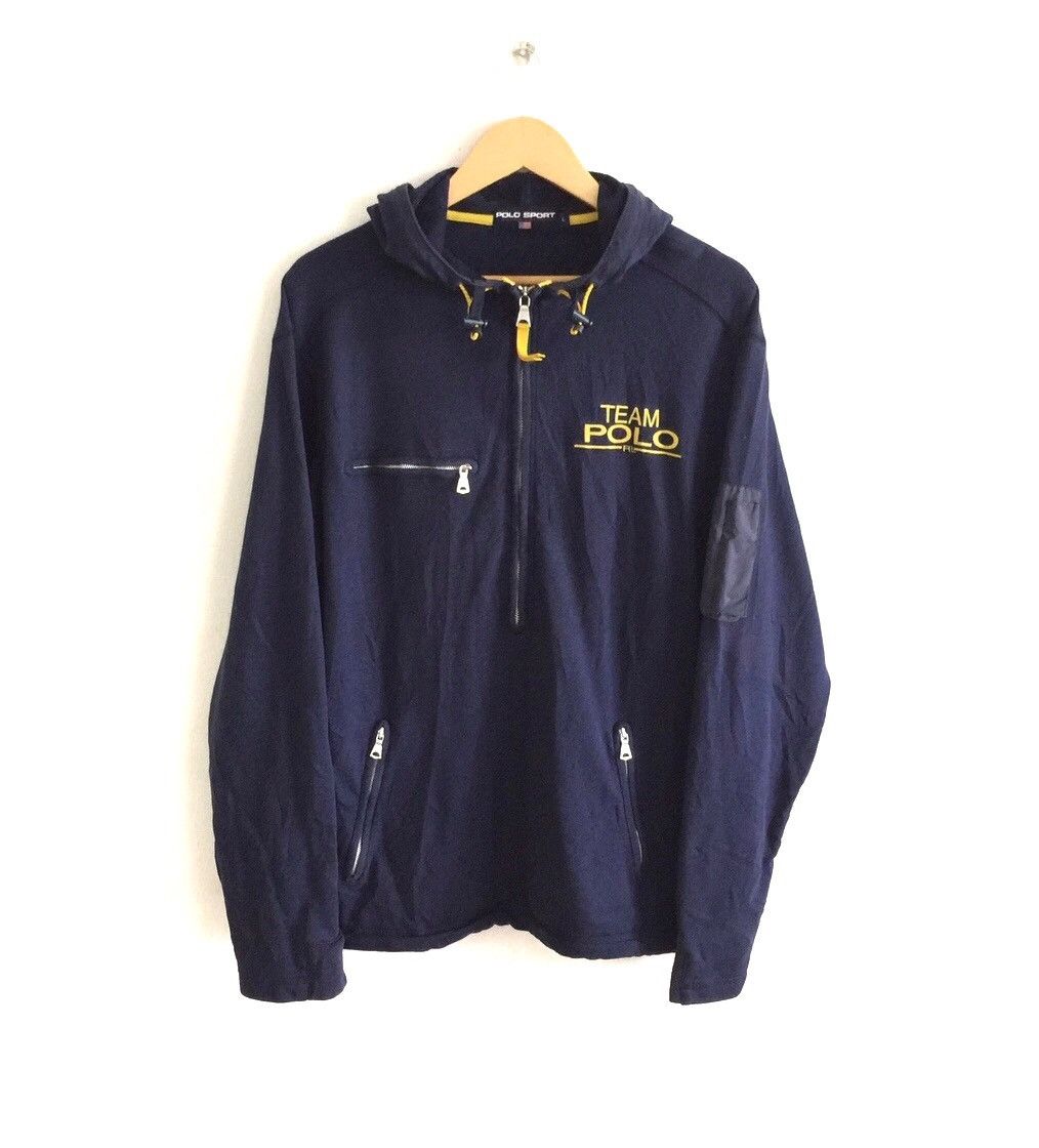 Polo Ralph Lauren Polo Ralph Lauren Team Polo Hoodie Rare Size US M / EU 48-50 / 2 - 1 Thumbnail