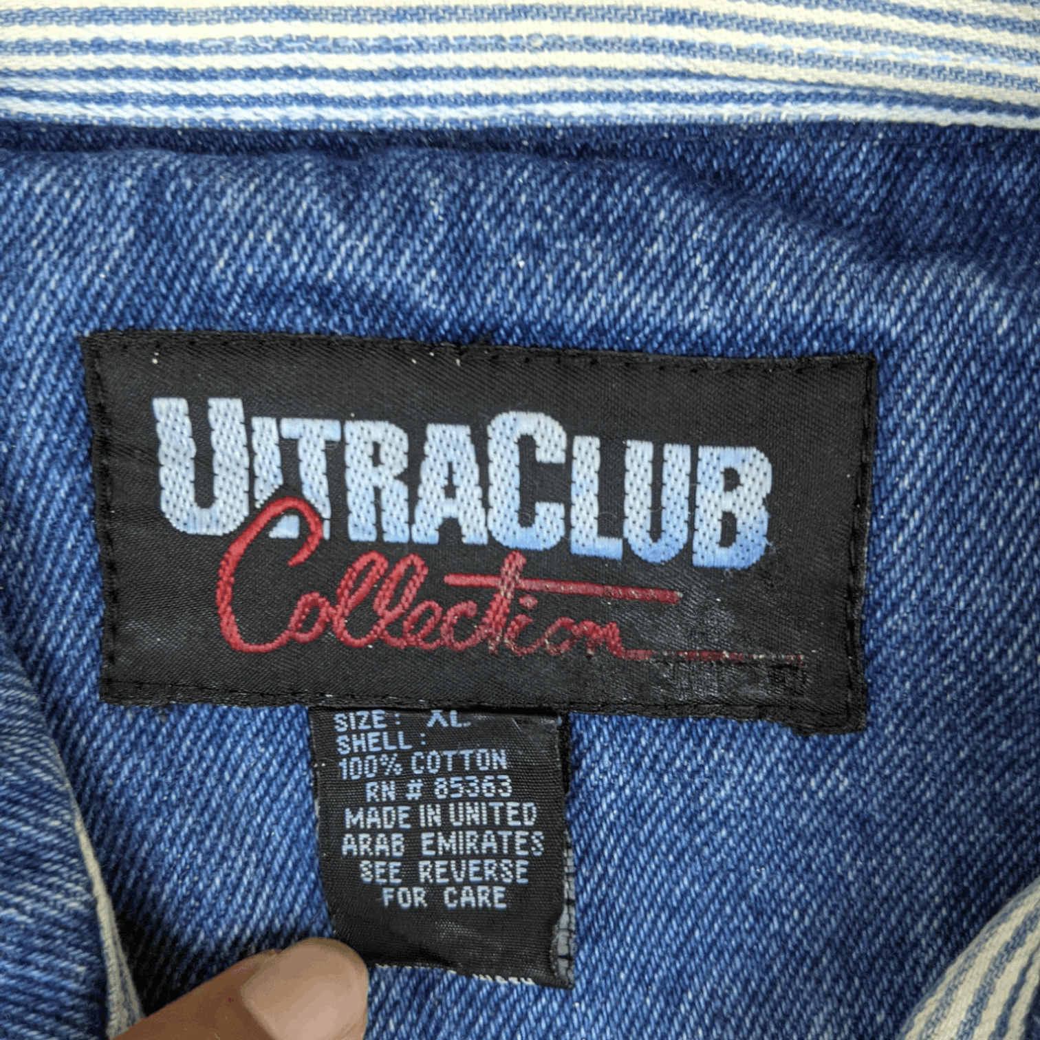 Vintage Vintage 2000 YELLOW BOOK USA Chairman Club Denim Jacket Size US XL / EU 56 / 4 - 11 Thumbnail