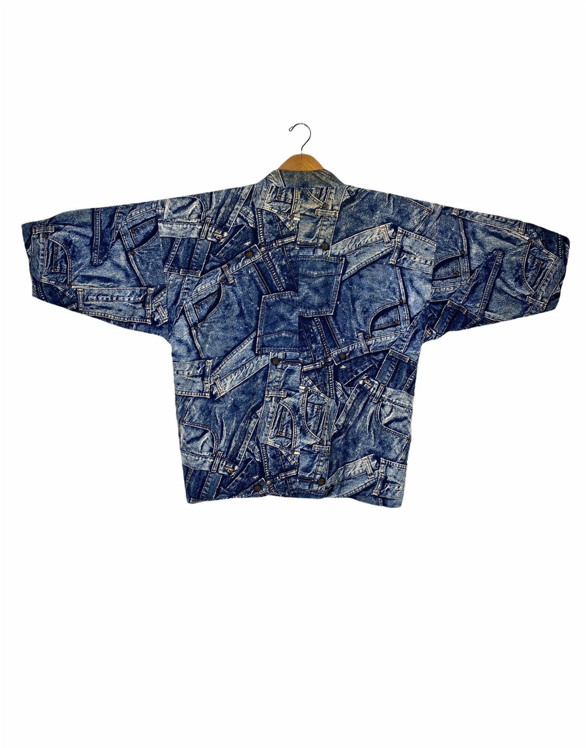 Japanese Brand Rare‼️ Vintage Kimono Over Print Jeans Rare Large Size Size US L / EU 52-54 / 3 - 3 Thumbnail