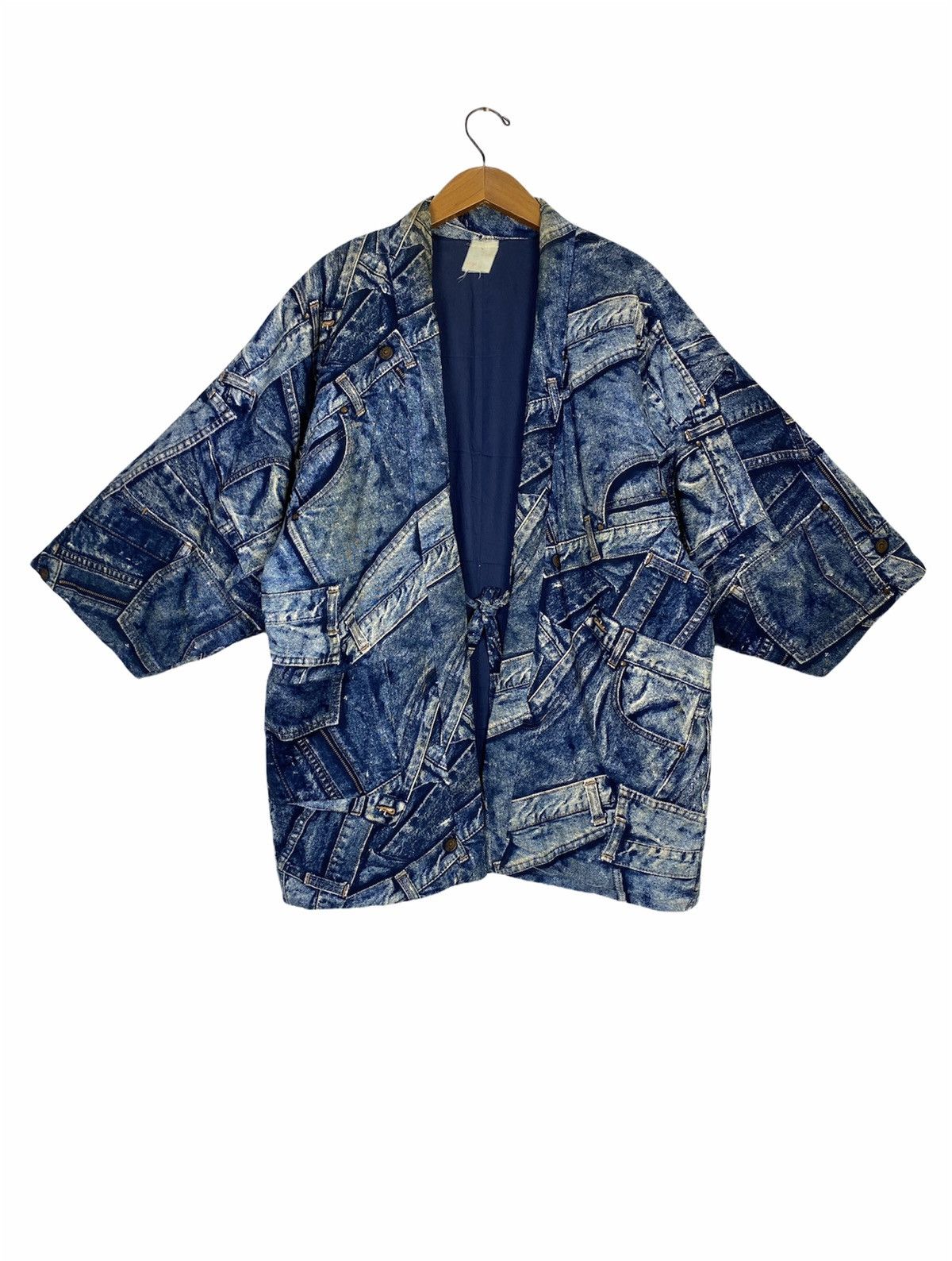 Japanese Brand Rare‼️ Vintage Kimono Over Print Jeans Rare Large Size Size US L / EU 52-54 / 3 - 2 Thumbnail