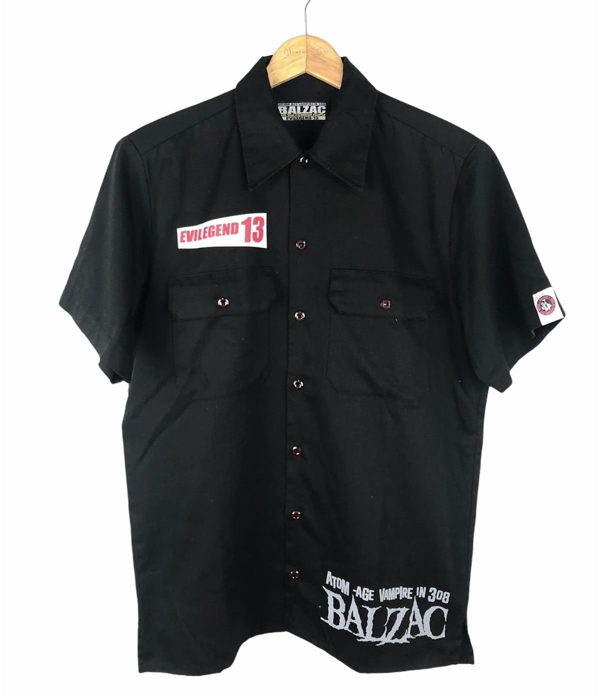 Japanese Brand Atom-Age Vampire 308 Balzac Evilegend-13 Shirt Size US L / EU 52-54 / 3 - 2 Thumbnail