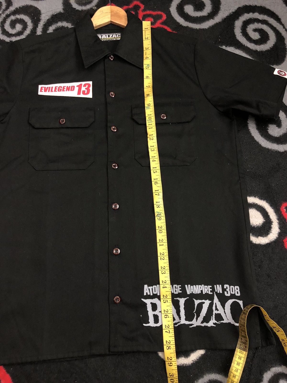 Japanese Brand Atom-Age Vampire 308 Balzac Evilegend-13 Shirt Size US L / EU 52-54 / 3 - 9 Thumbnail