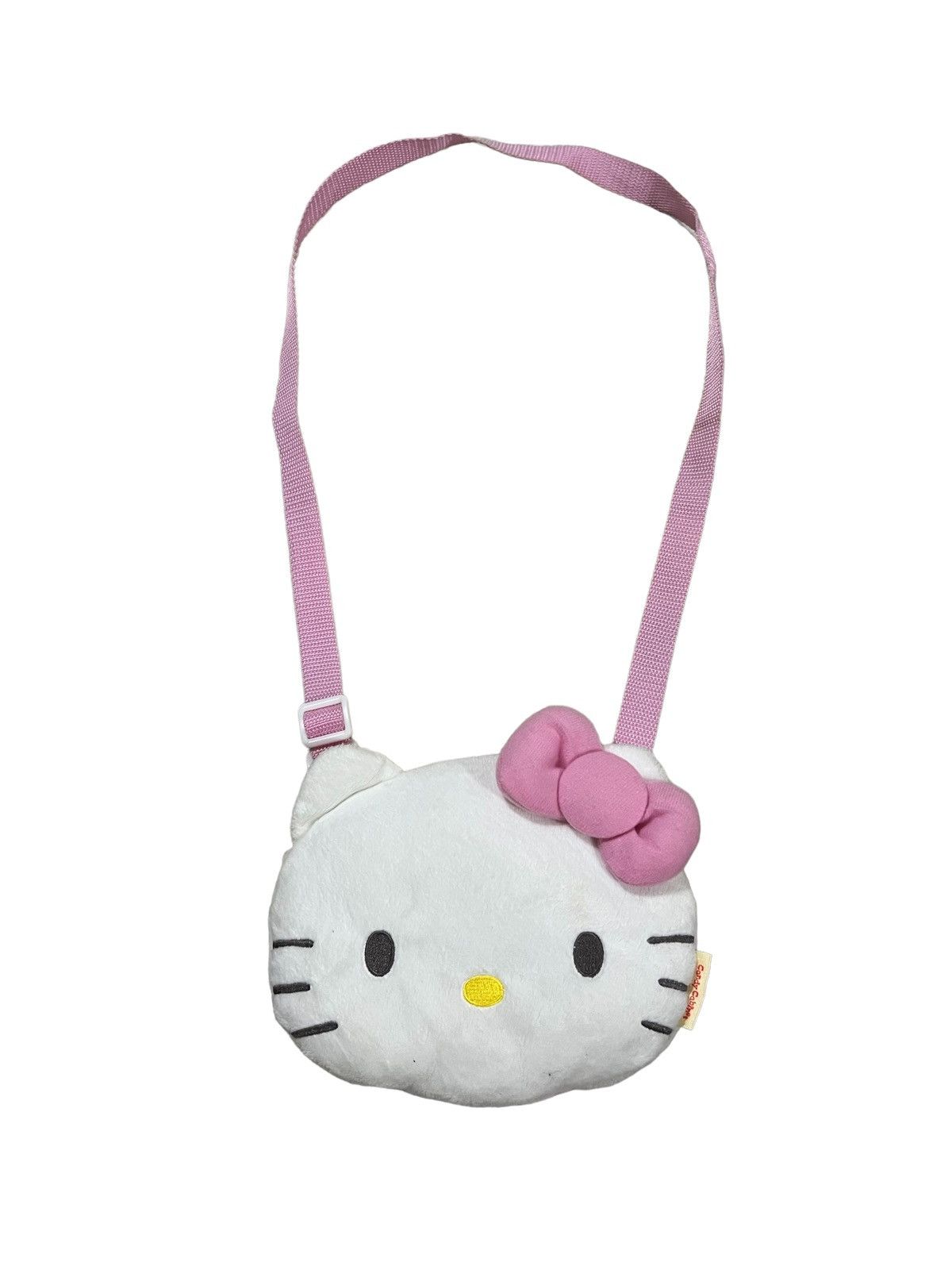 Anime SICK🔥Hello Kitty Plush Logo Fluffy Crossbody Sling Bag Size ONE SIZE - 3 Thumbnail