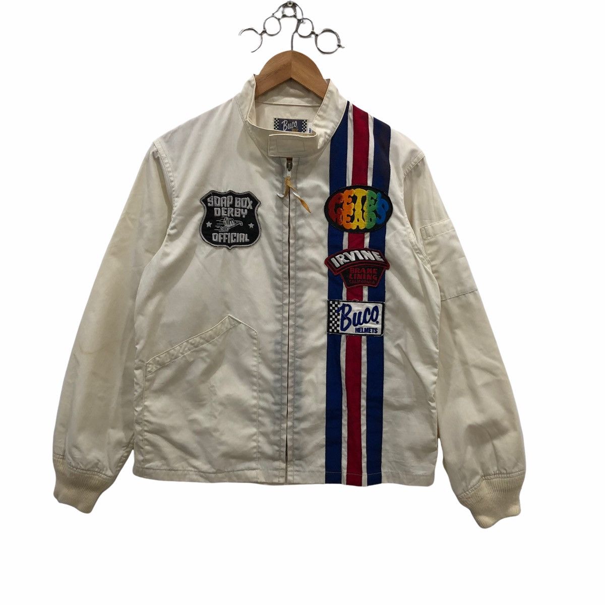 image of The Real Mccoys x Vintage The Real Mc Coy's & Co X Buco Helmets Jacket in Light, Men's (Size Medium