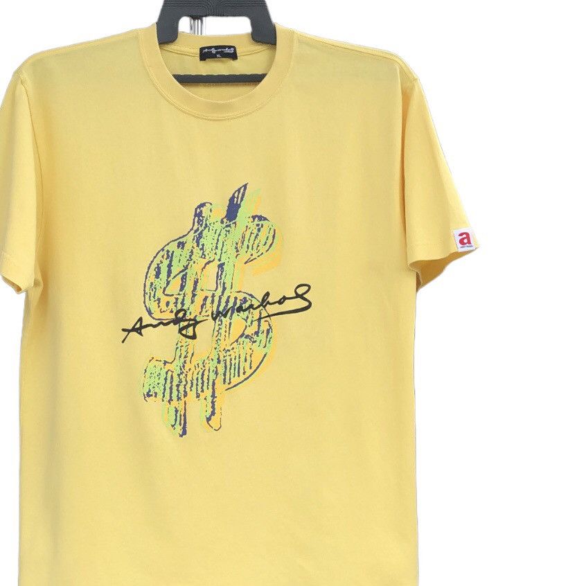 Andy Warhol Vintage Andy Warhol Dollar Logo T-shirt Size US XL / EU 56 / 4 - 3 Thumbnail