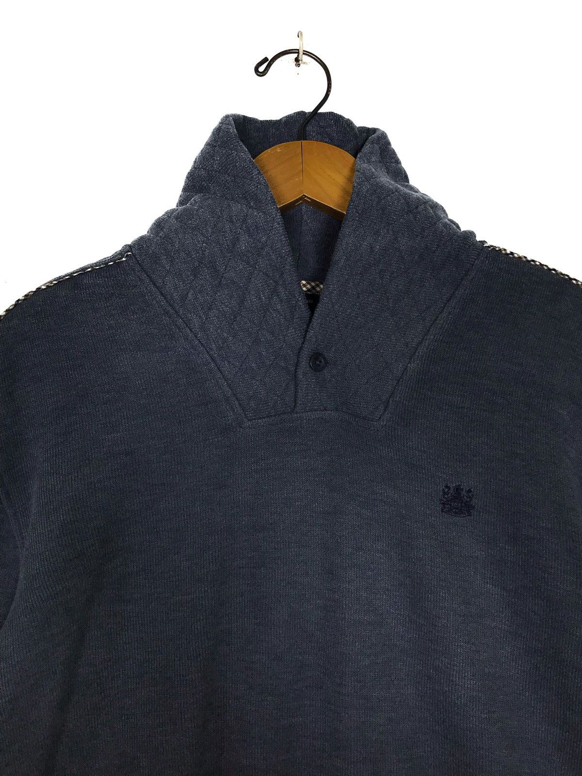 Aquascutum RARE‼️ Aquascutum Turtle Neck Sweatshirt Medium Size Size US M / EU 48-50 / 2 - 2 Thumbnail