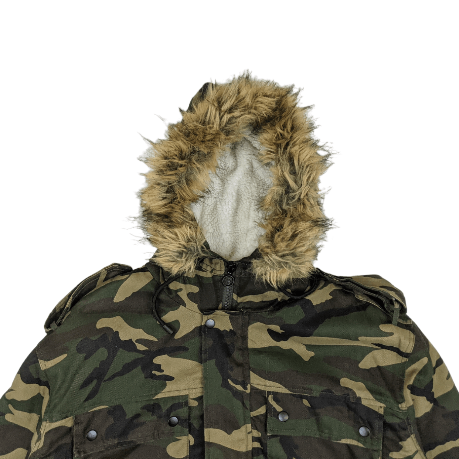 Zara ZARA Camouflage Winter Warm Parka Jacket Size US L / EU 52-54 / 3 - 5 Thumbnail