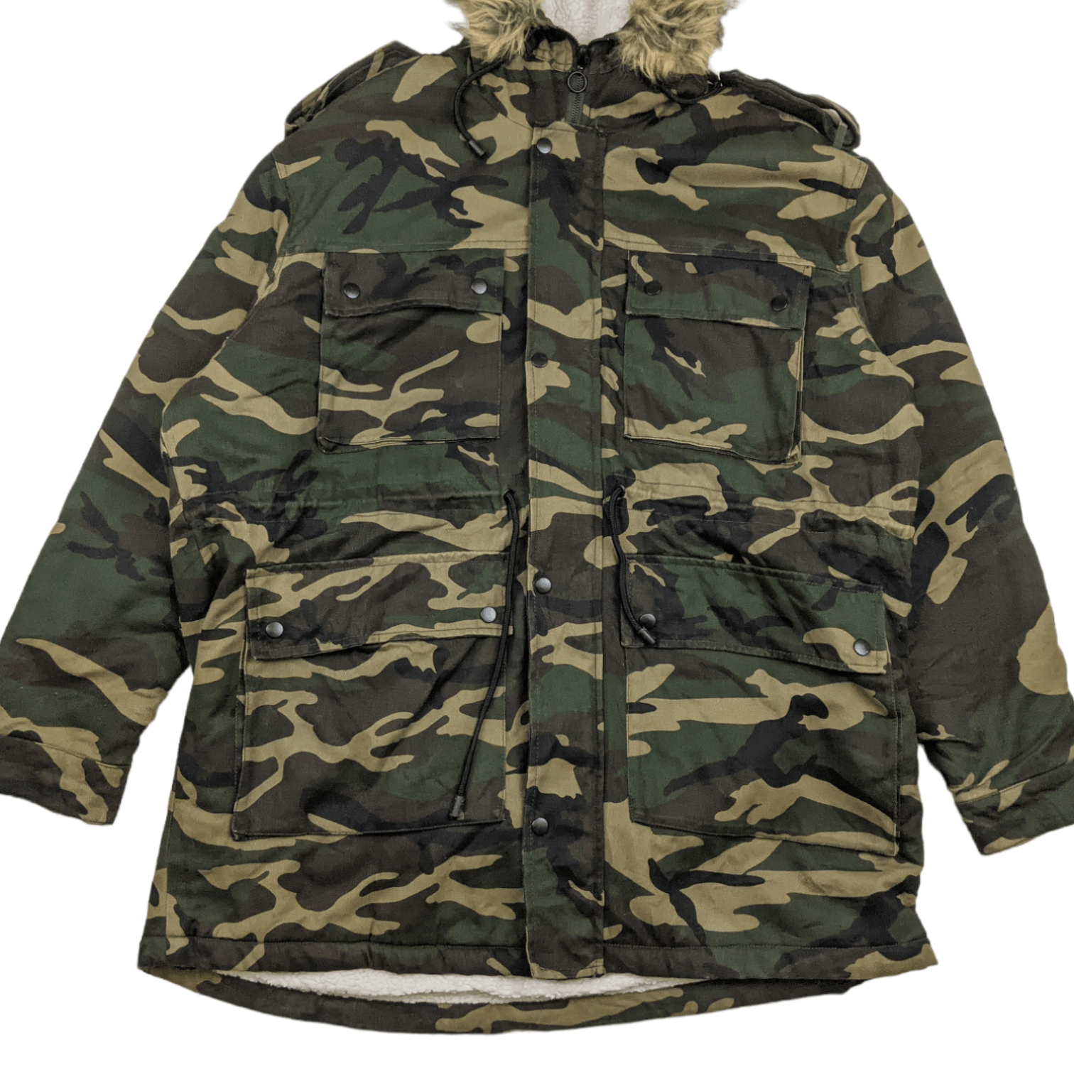 Zara ZARA Camouflage Winter Warm Parka Jacket Size US L / EU 52-54 / 3 - 2 Thumbnail