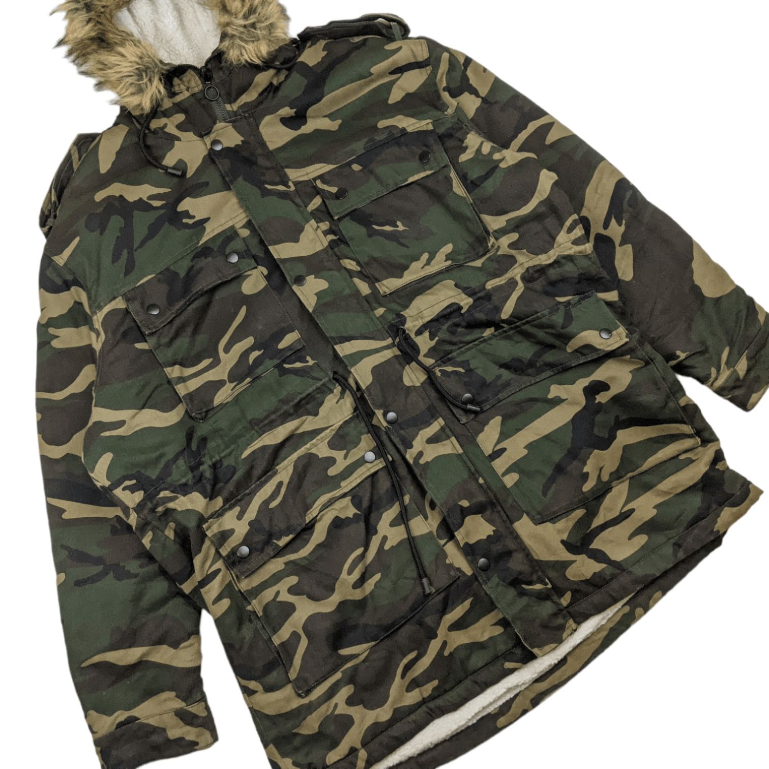 Zara ZARA Camouflage Winter Warm Parka Jacket Size US L / EU 52-54 / 3 - 4 Thumbnail