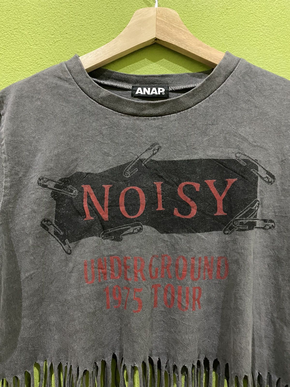 Band Tees × Vintage NOISY UNDERGROUND 1975 TOUR ROCK PUNK T- SHIRT Size US M / EU 48-50 / 2 - 3 Thumbnail