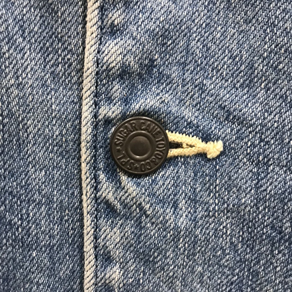 Sugar Cane Sugar Cane Full Button Denim Chore Jacket Size US XL / EU 56 / 4 - 4 Thumbnail