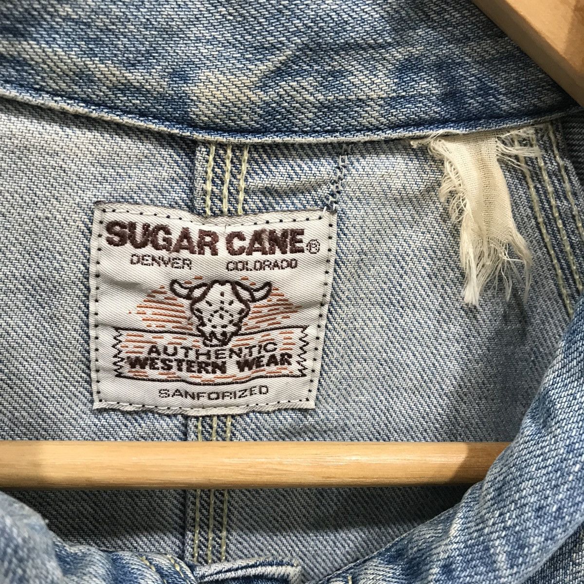 Sugar Cane Sugar Cane Full Button Denim Chore Jacket Size US XL / EU 56 / 4 - 5 Thumbnail