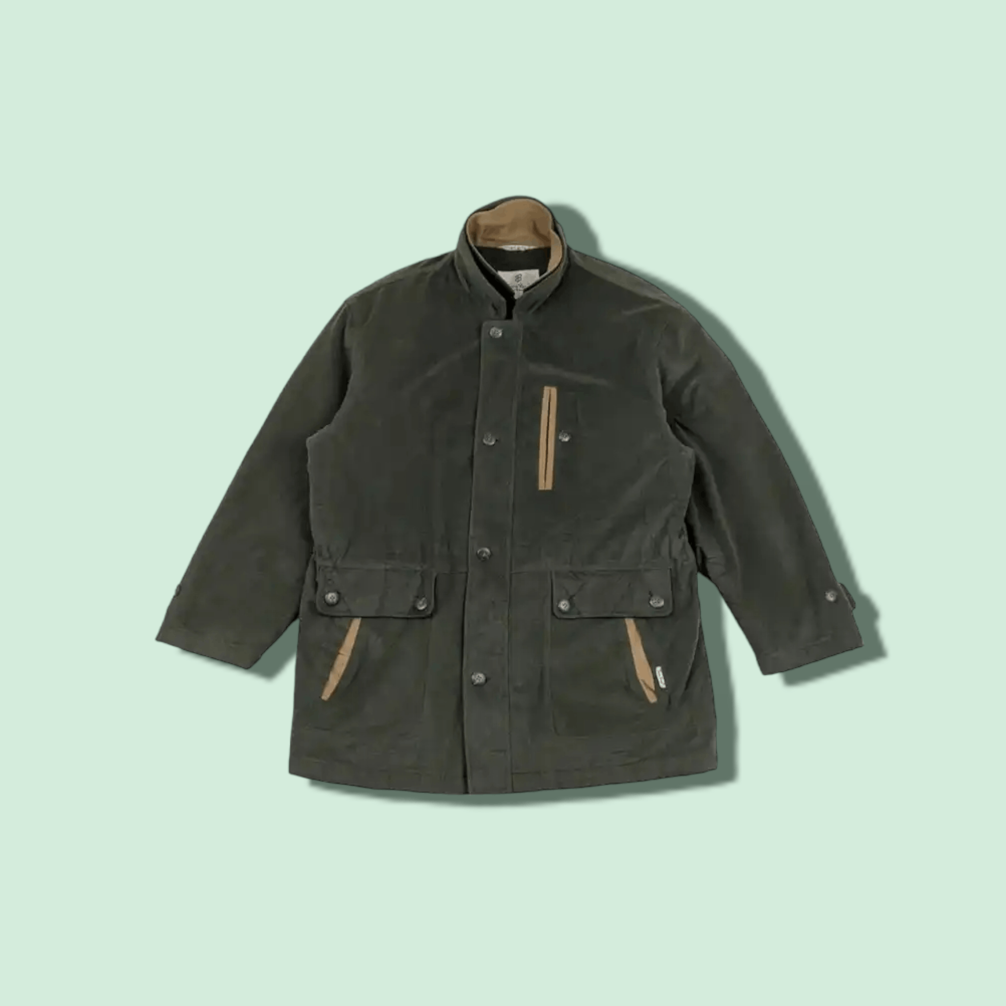 Vintage TROY BROS Multipocket Parka Suede Jacket
