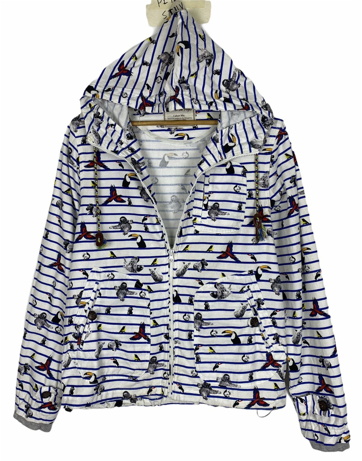 Full print animal printed hoodies by power to the people