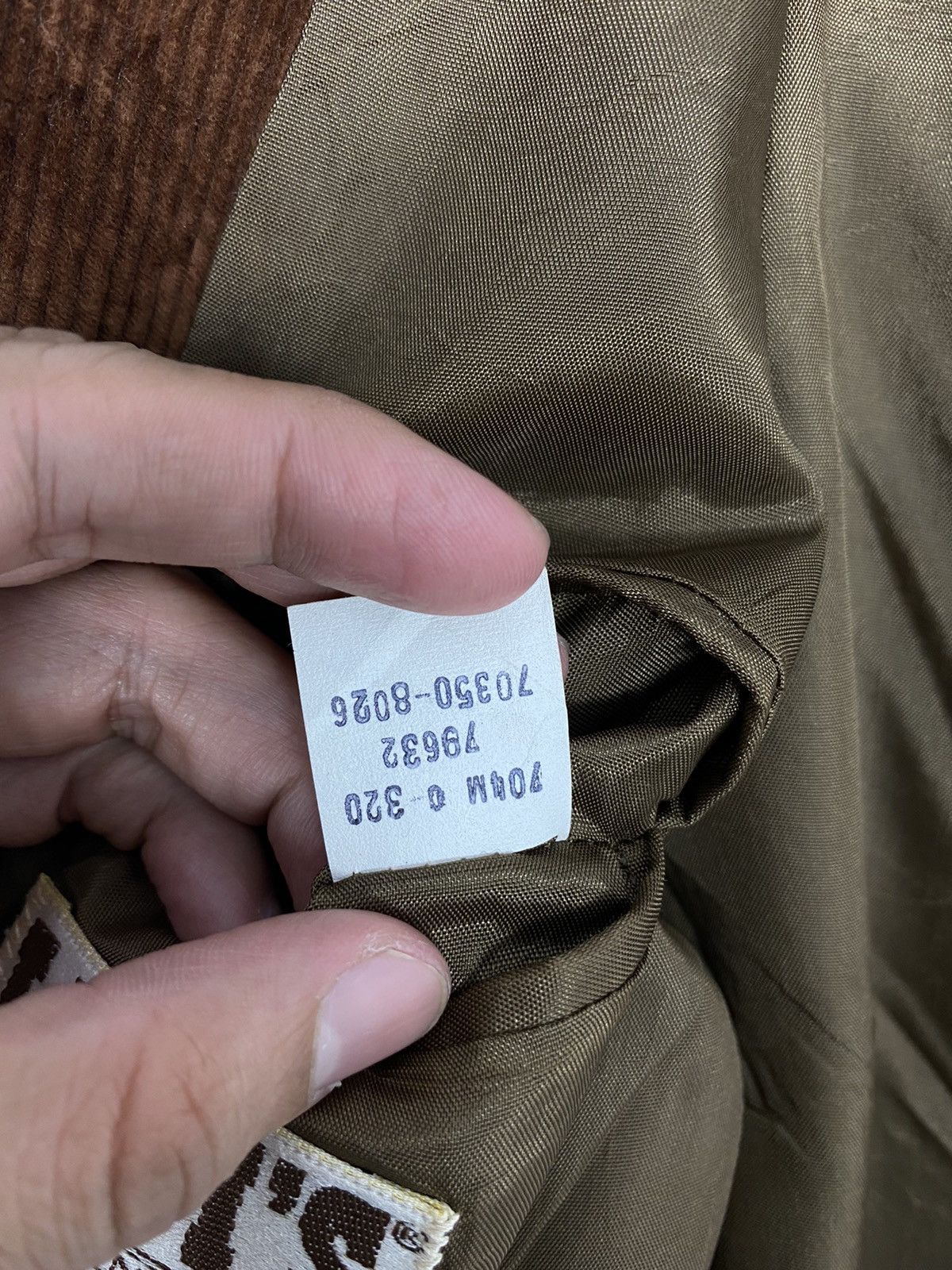 Levi's 80s LEVIS CORDUROY LEATHER ELBOW PATCH RANCHER COWBOY JACKET Size US M / EU 48-50 / 2 - 8 Thumbnail