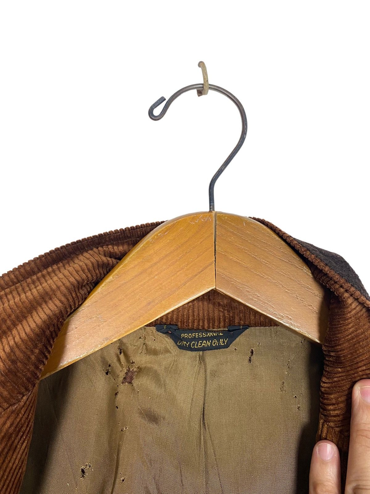 Levi's 80s LEVIS CORDUROY LEATHER ELBOW PATCH RANCHER COWBOY JACKET Size US M / EU 48-50 / 2 - 6 Thumbnail