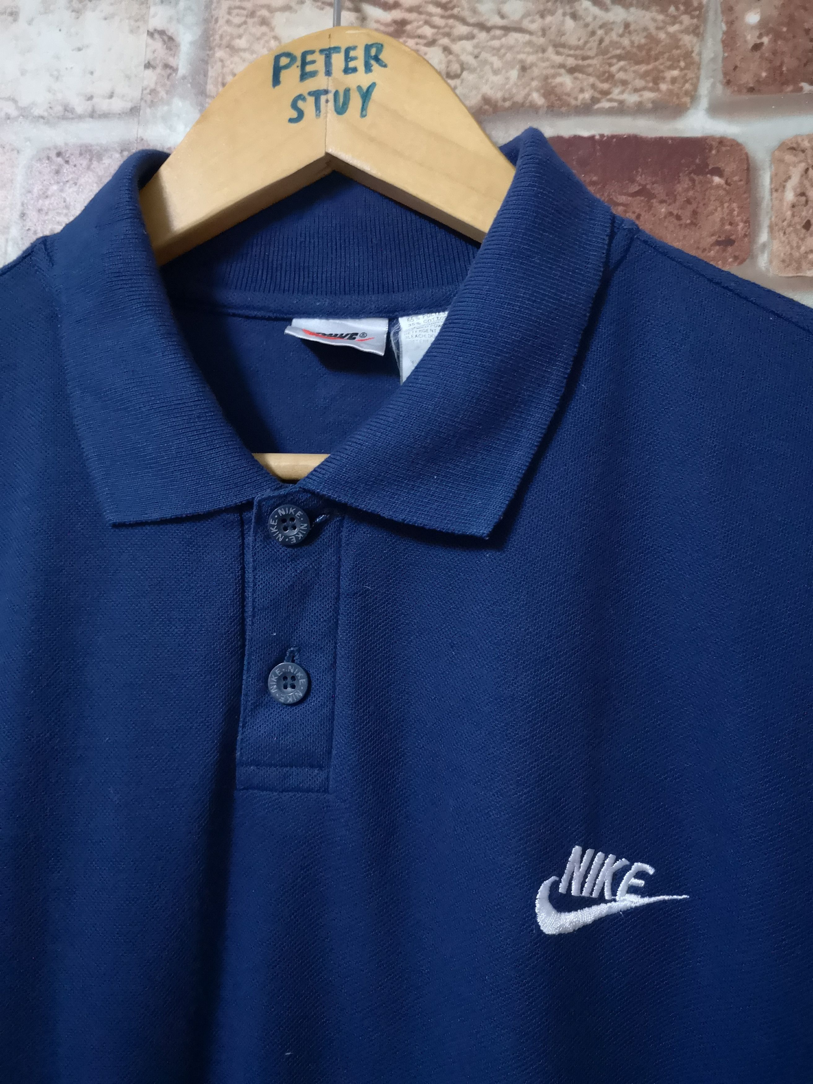 Nike × Vintage Vintage Nike Polo Size US M / EU 48-50 / 2 - 2 Thumbnail
