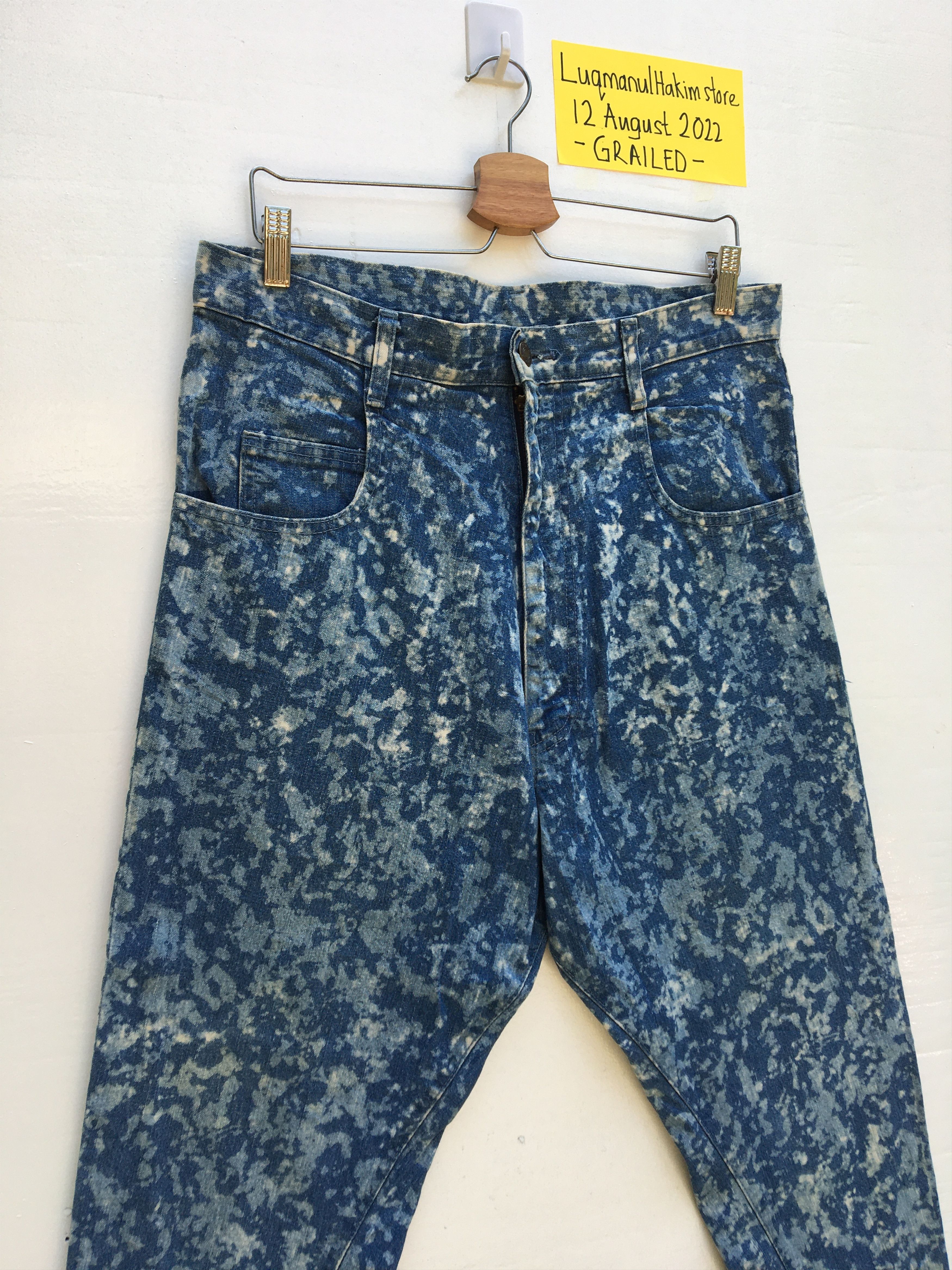 Frapbois Rare Japanese Brand Frapbois Denim Acid Wash Size US 34 / EU 50 - 5 Thumbnail