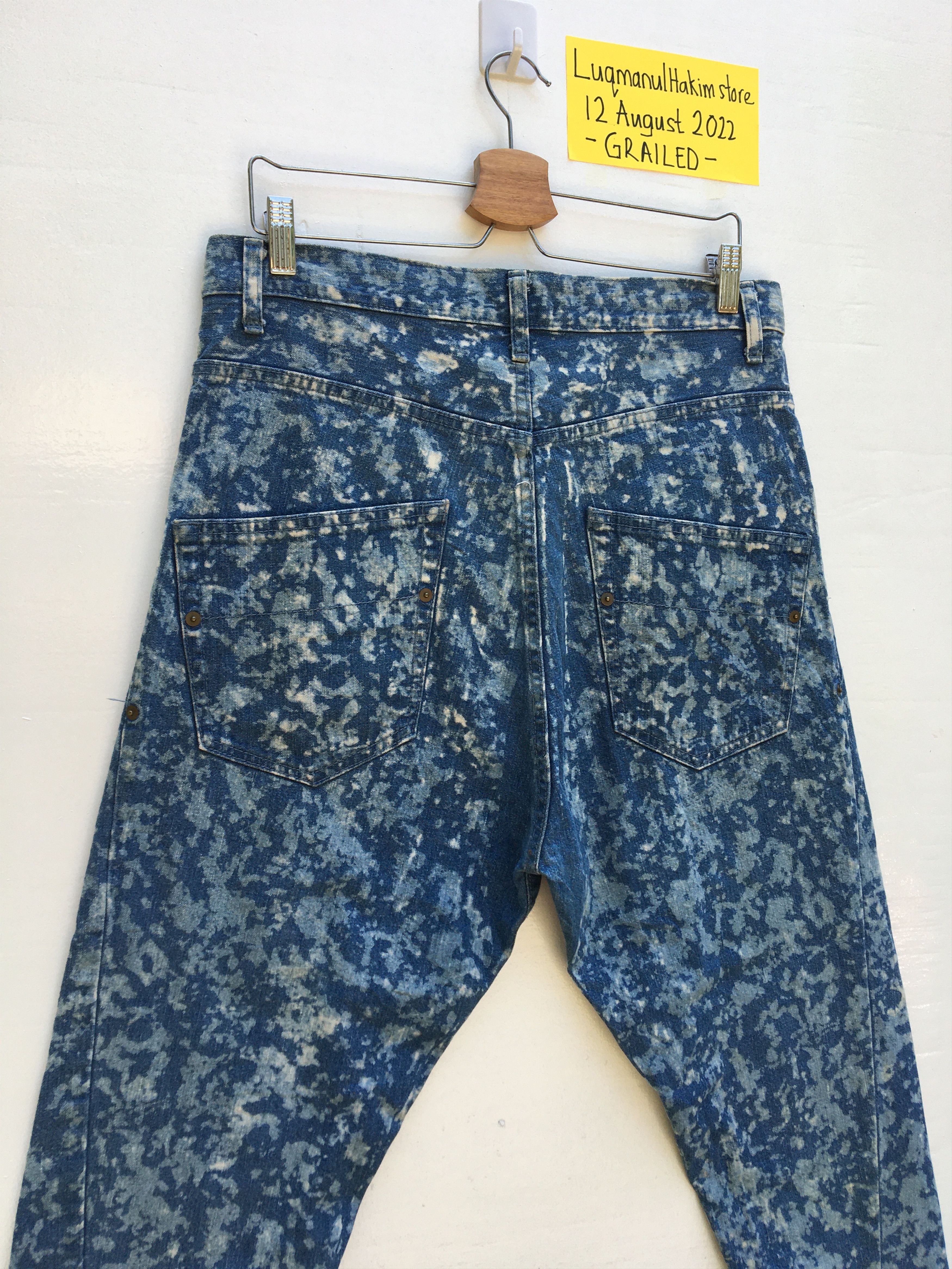 Frapbois Rare Japanese Brand Frapbois Denim Acid Wash Size US 34 / EU 50 - 20 Thumbnail