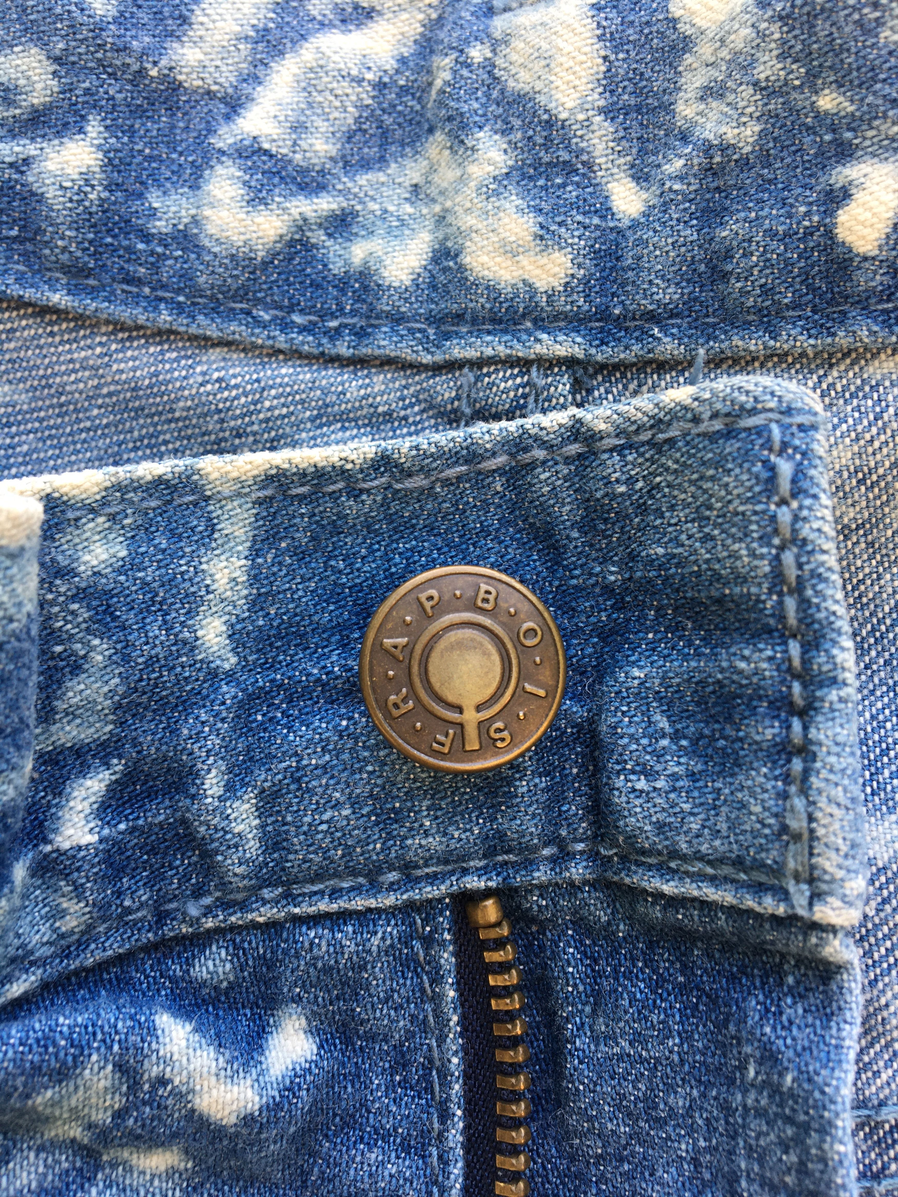 Frapbois Rare Japanese Brand Frapbois Denim Acid Wash Size US 34 / EU 50 - 10 Thumbnail