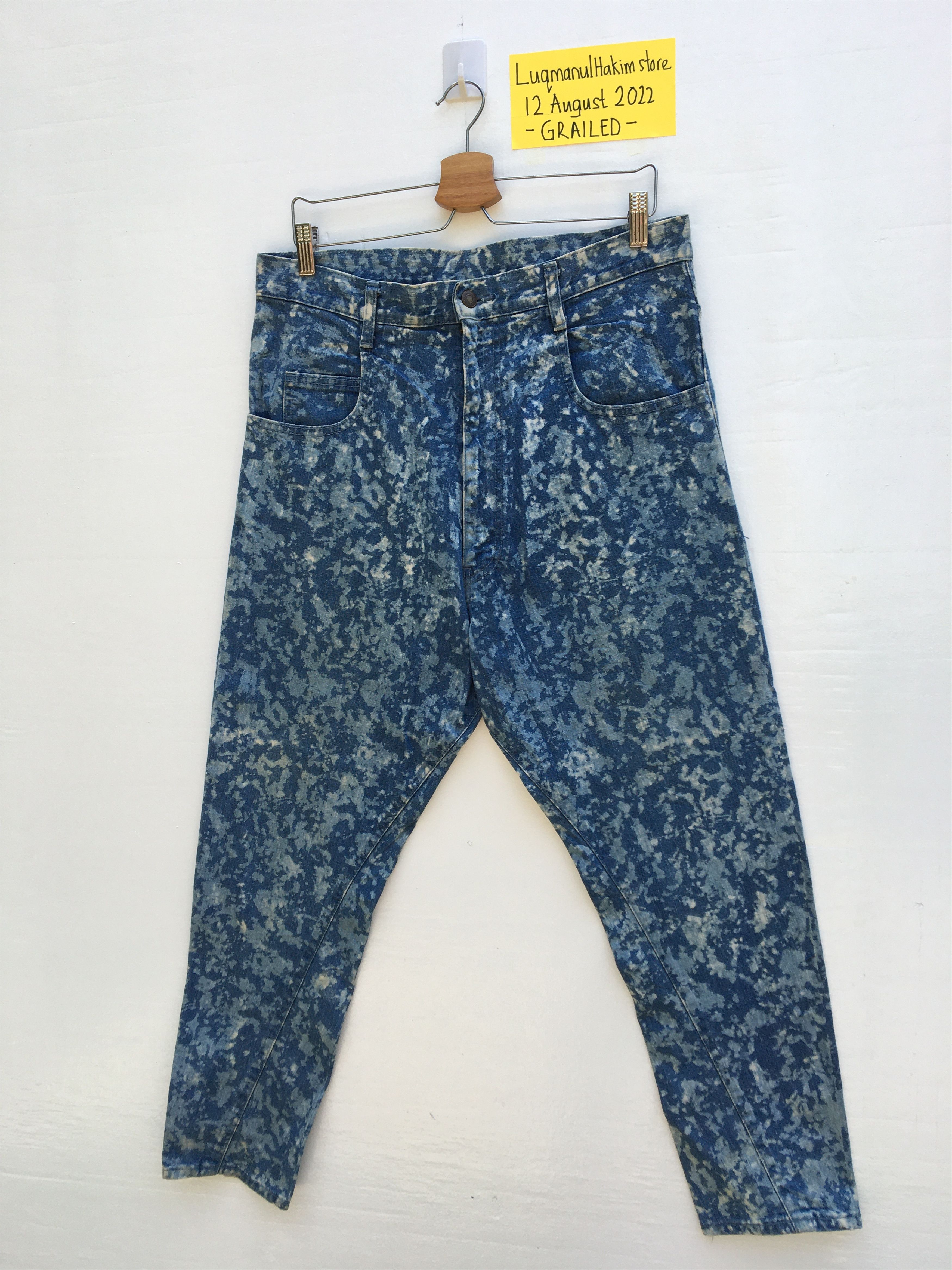 Frapbois Rare Japanese Brand Frapbois Denim Acid Wash Size US 34 / EU 50 - 3 Thumbnail