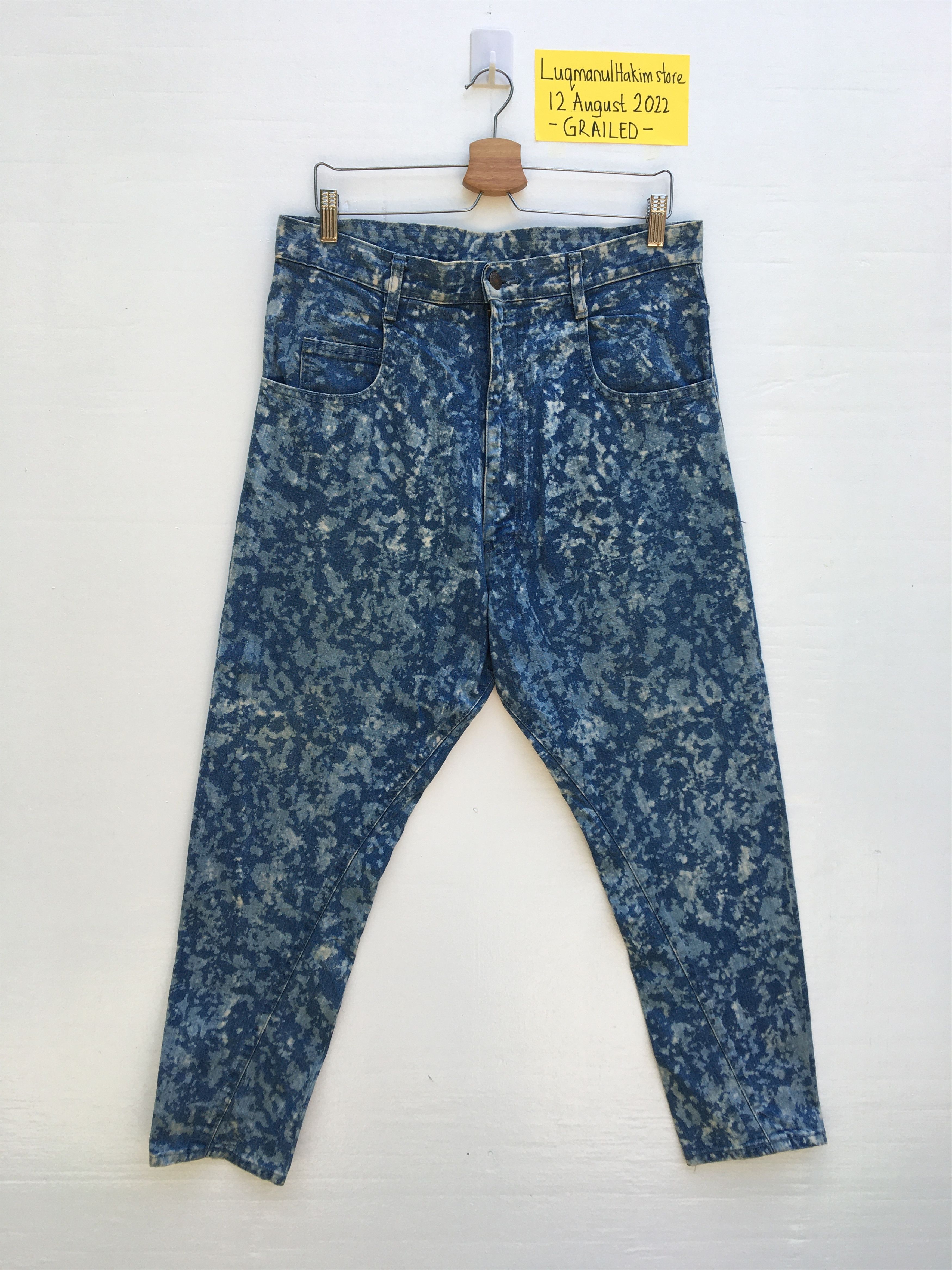Frapbois Rare Japanese Brand Frapbois Denim Acid Wash Size US 34 / EU 50 - 1 Thumbnail