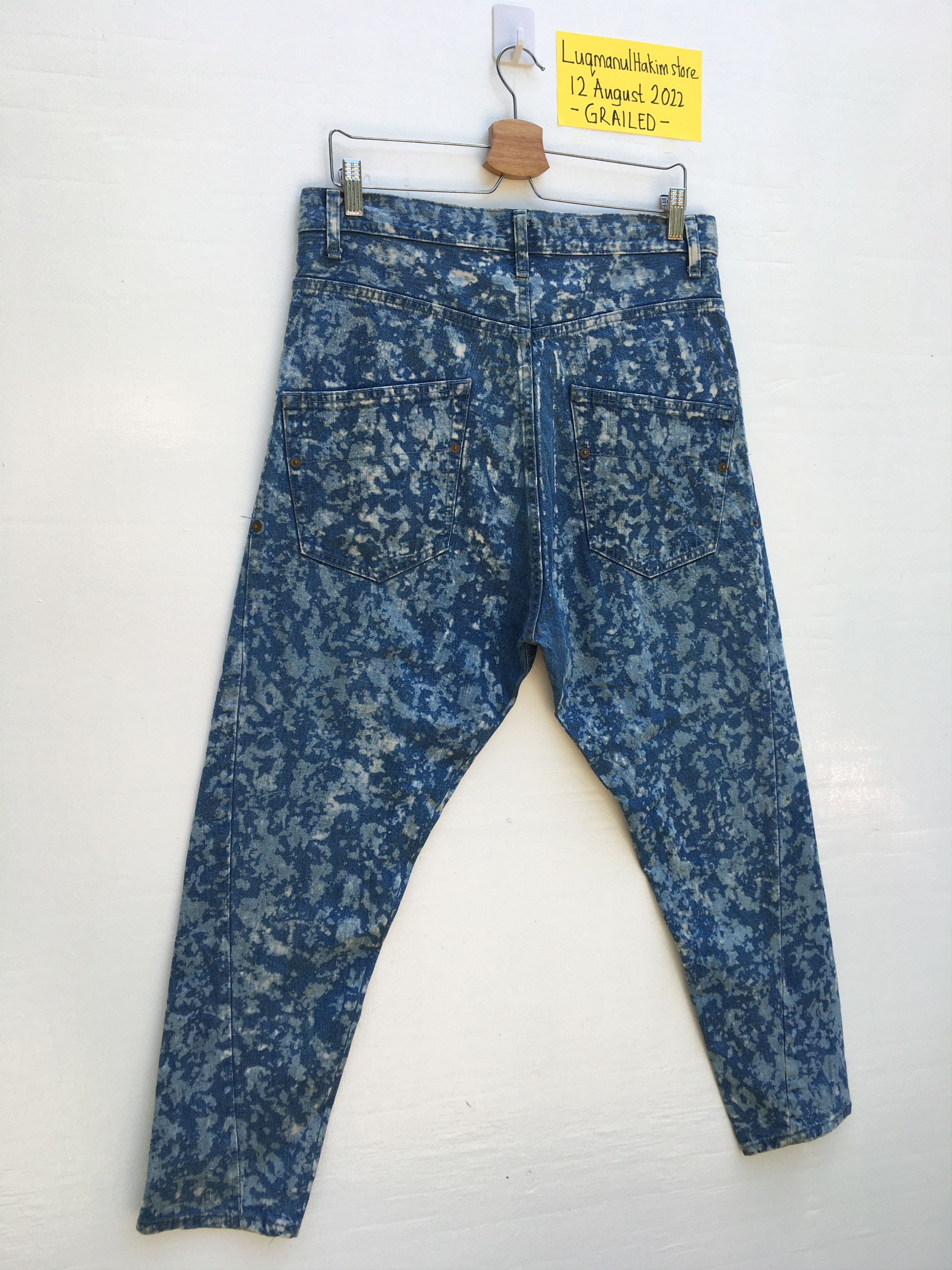 Frapbois Rare Japanese Brand Frapbois Denim Acid Wash Size US 34 / EU 50 - 17 Thumbnail