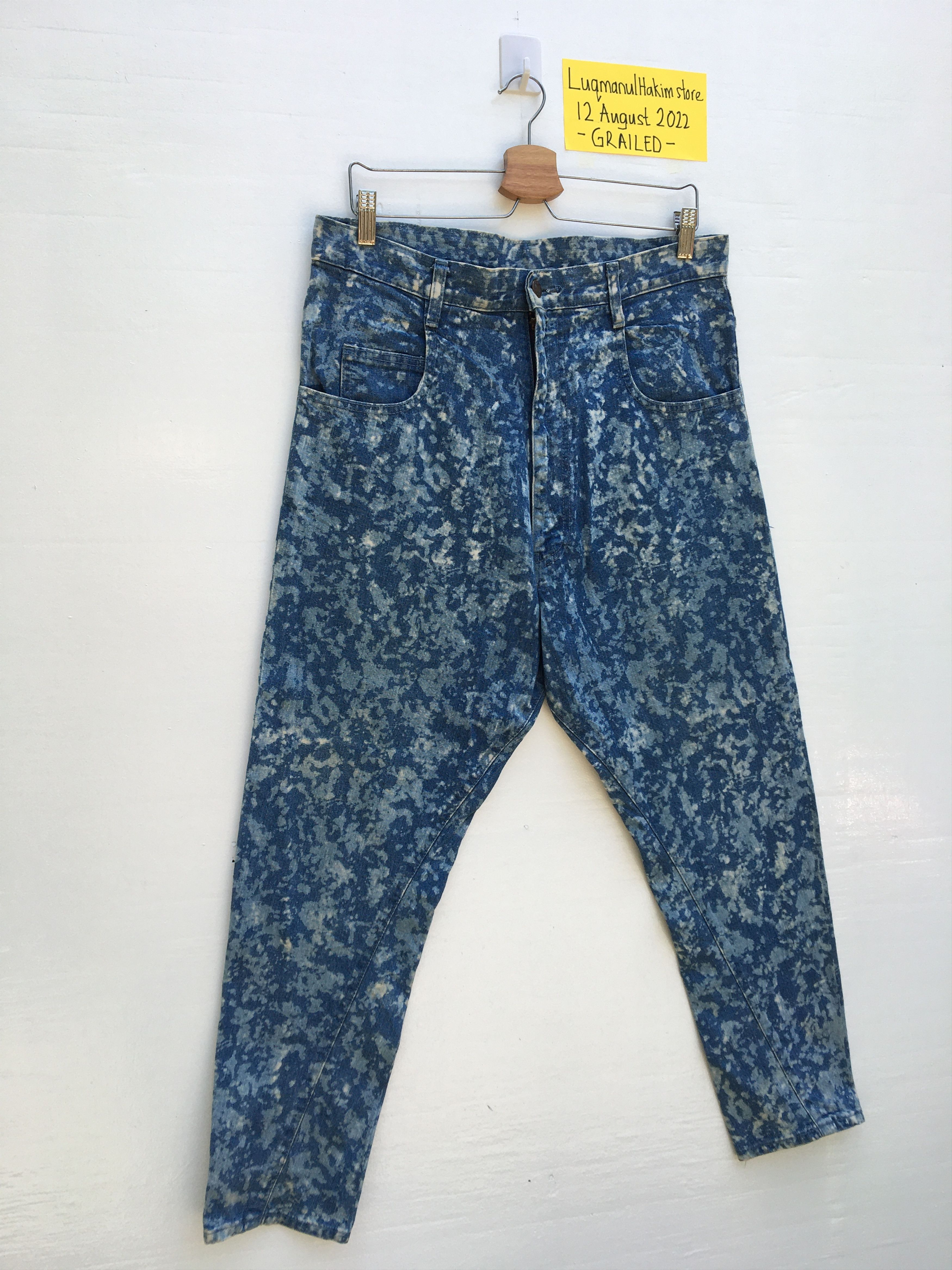 Frapbois Rare Japanese Brand Frapbois Denim Acid Wash Size US 34 / EU 50 - 2 Thumbnail
