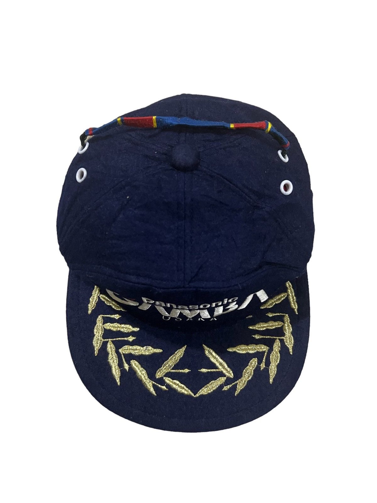 Japanese Brand 1980s Panasonic Gamba Osaka FC Club Supporters Podium Cap Size ONE SIZE - 4 Thumbnail