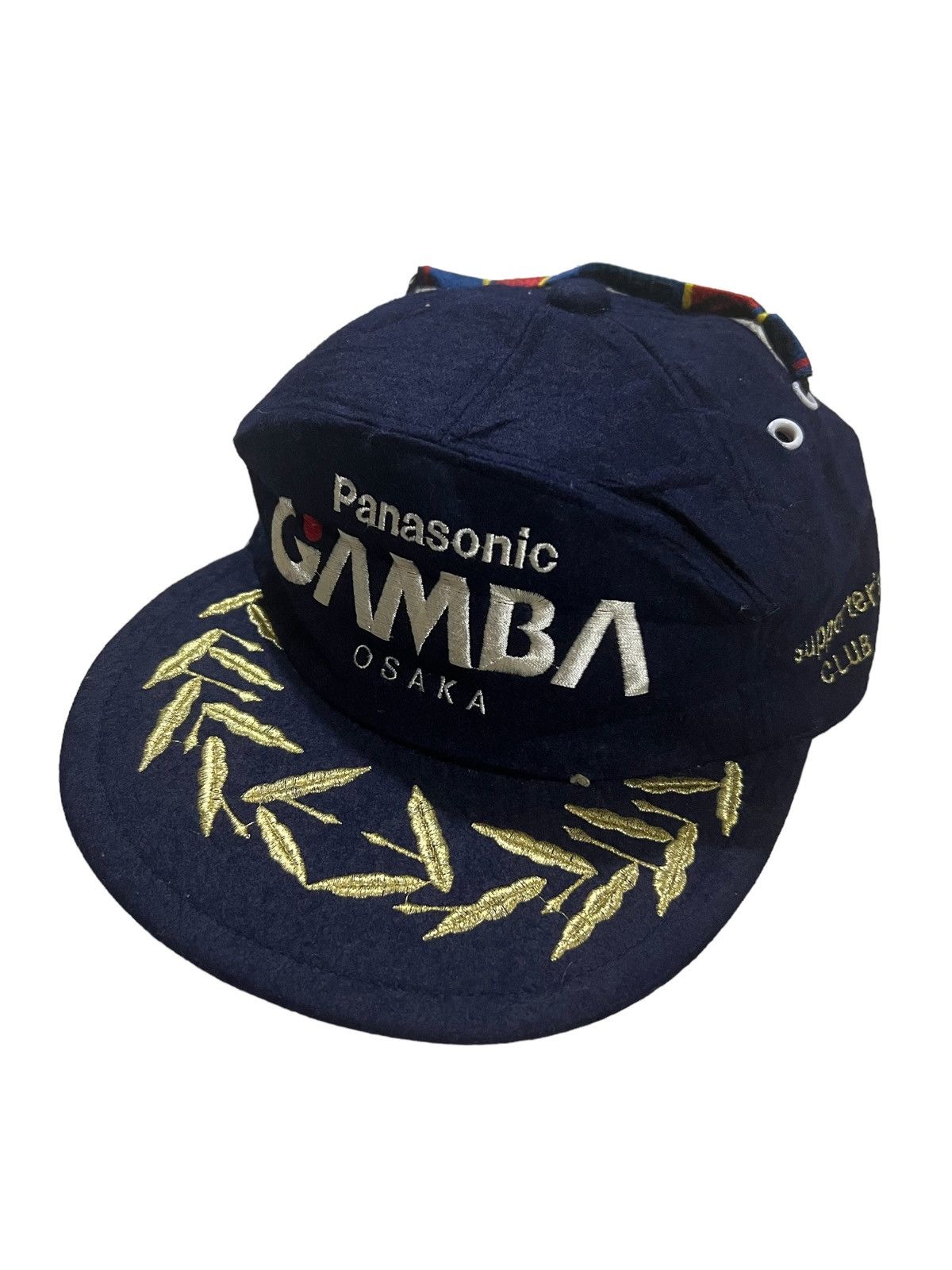 Japanese Brand 1980s Panasonic Gamba Osaka FC Club Supporters Podium Cap Size ONE SIZE - 1 Thumbnail