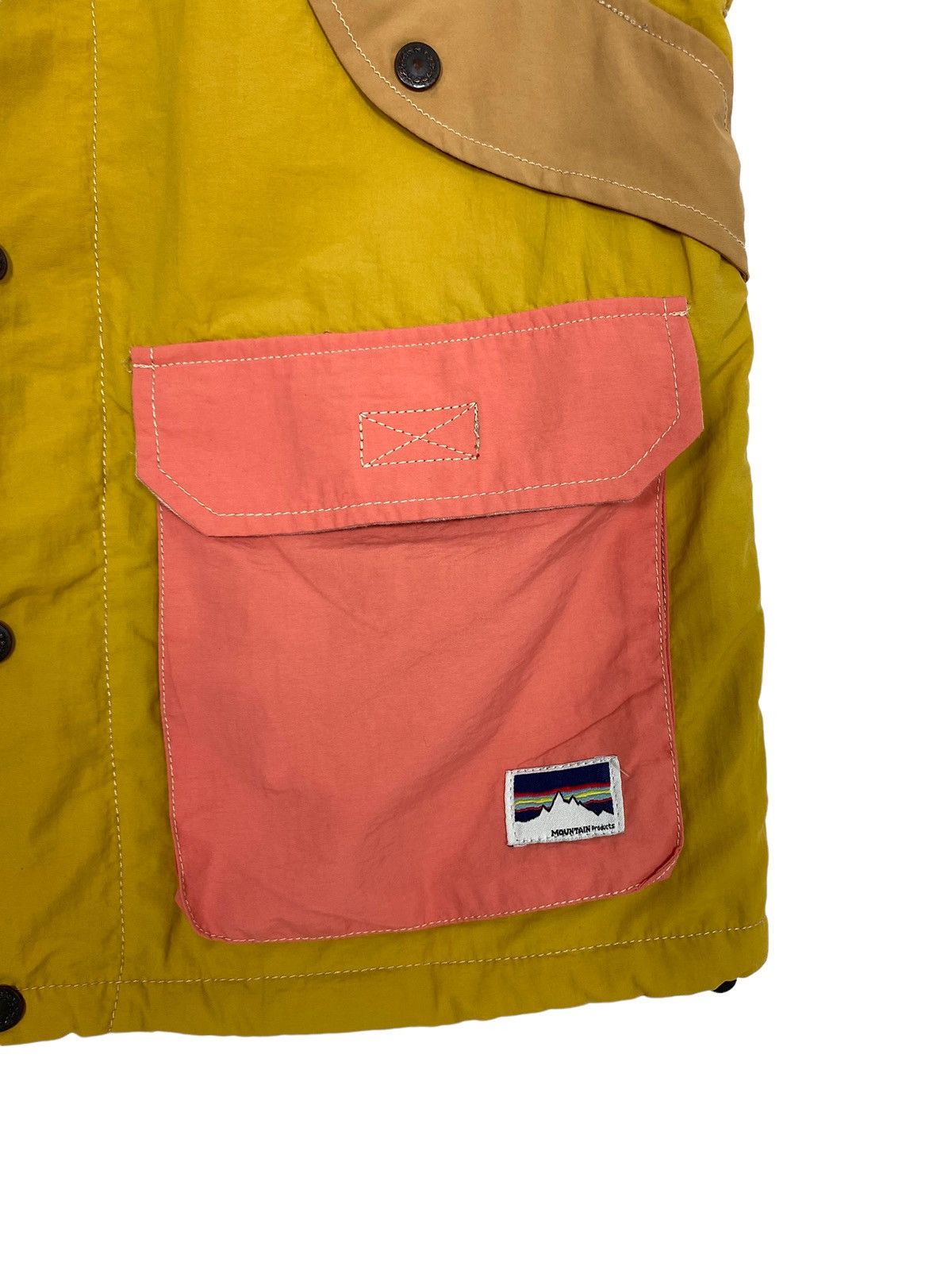 Japanese Brand Sundae Natural Mountain Product Colour Block Vest Hoodie Size US XS / EU 42 / 0 - 3 Thumbnail