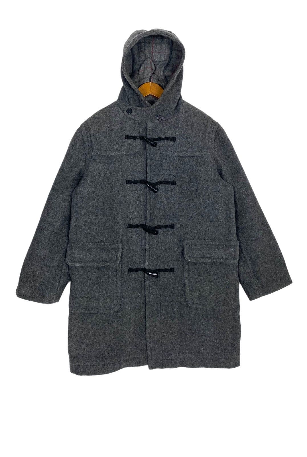 Kansai Yamamoto Rare‼️Kansai Jeans Wool Duffle Coat Size US L / EU 52-54 / 3 - 1 Thumbnail