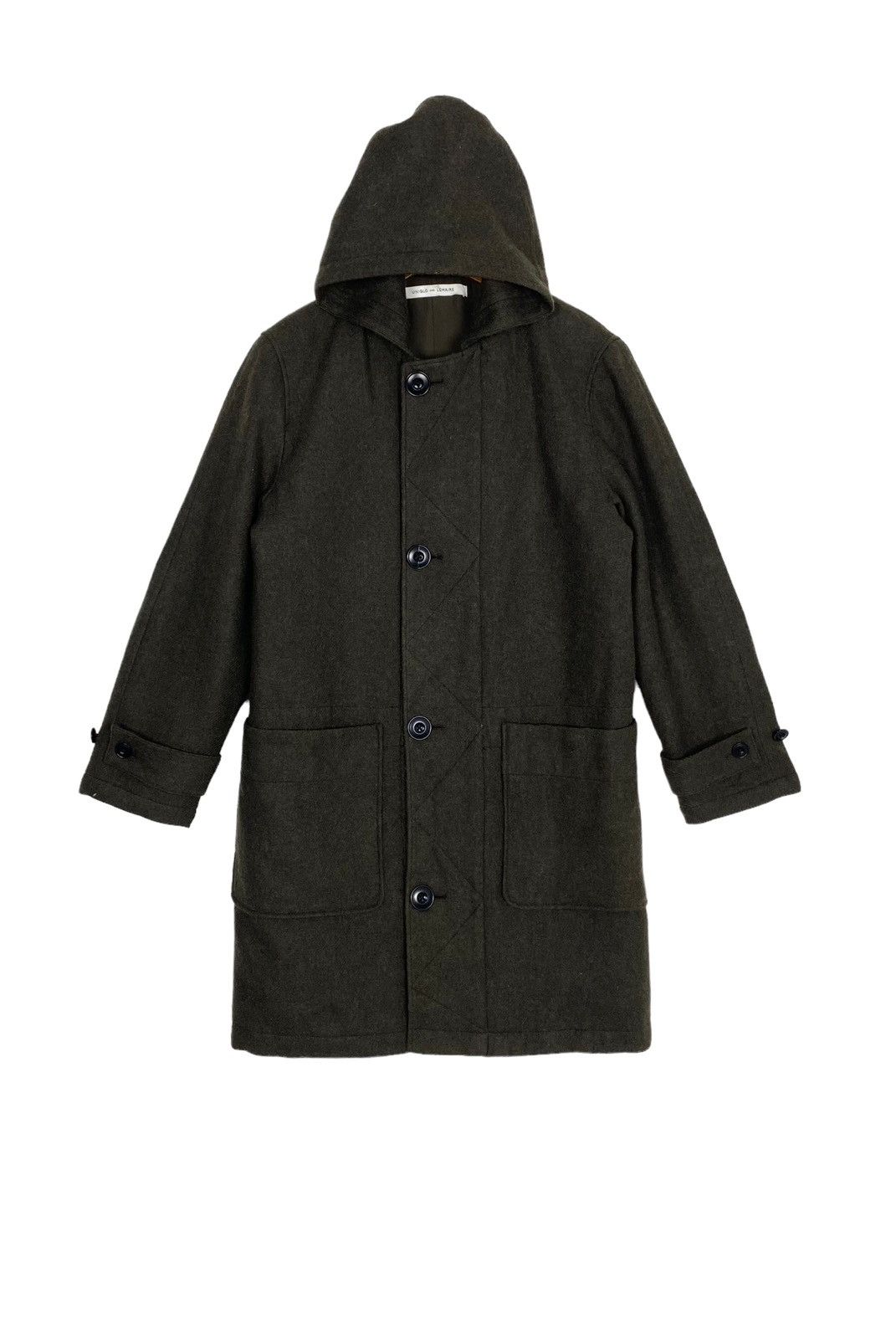 Rare‼️ Uniqlo & Lemaire Hoodie Wool Long Coat