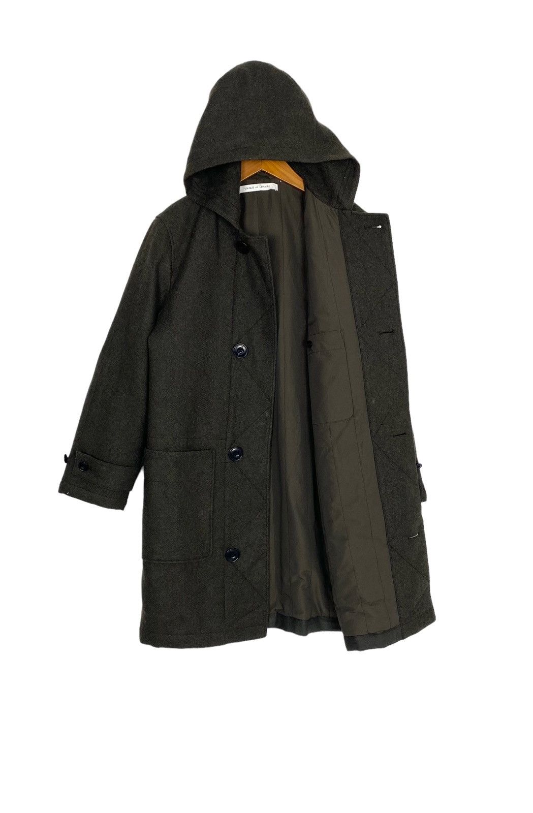 Lemaire × Uniqlo Rare‼️ Uniqlo & Lemaire Hoodie Wool Long Coat Size US S / EU 44-46 / 1 - 2 Thumbnail