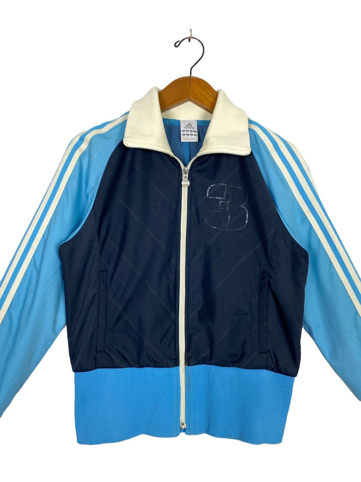 Adidas Rare‼️ Vintage Adidas No 3 Stripe Track Top Sweater (Women) Size S / US 4 / IT 40 - 2 Thumbnail