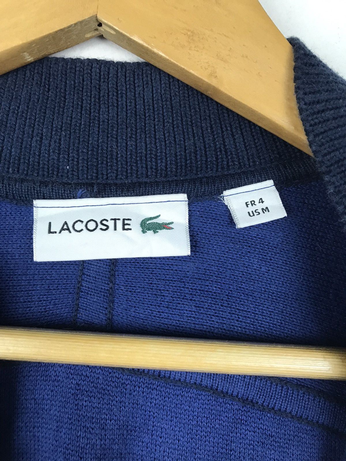Japanese Brand × Lacoste × Vintage 🔥Stylish🔥Lacoste full Zipper jacket Sweatshirt Size US M / EU 48-50 / 2 - 4 Thumbnail